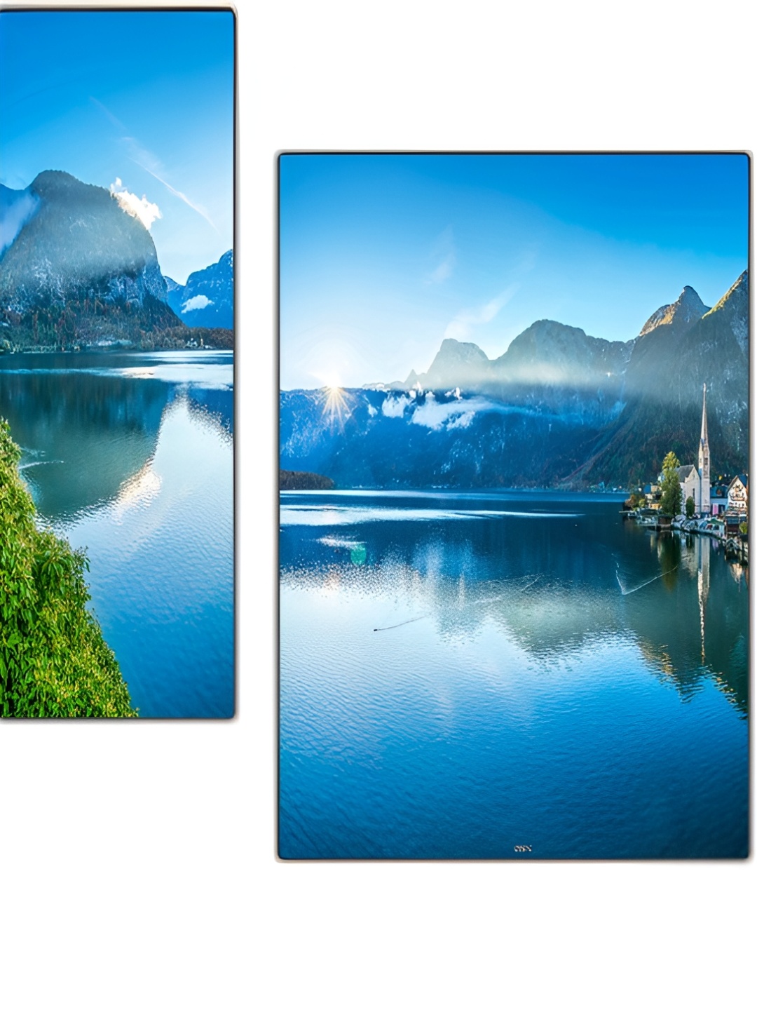 

PnF Blue & Green 3 Pieces Wooden Floral and Botanical Wall Photographs