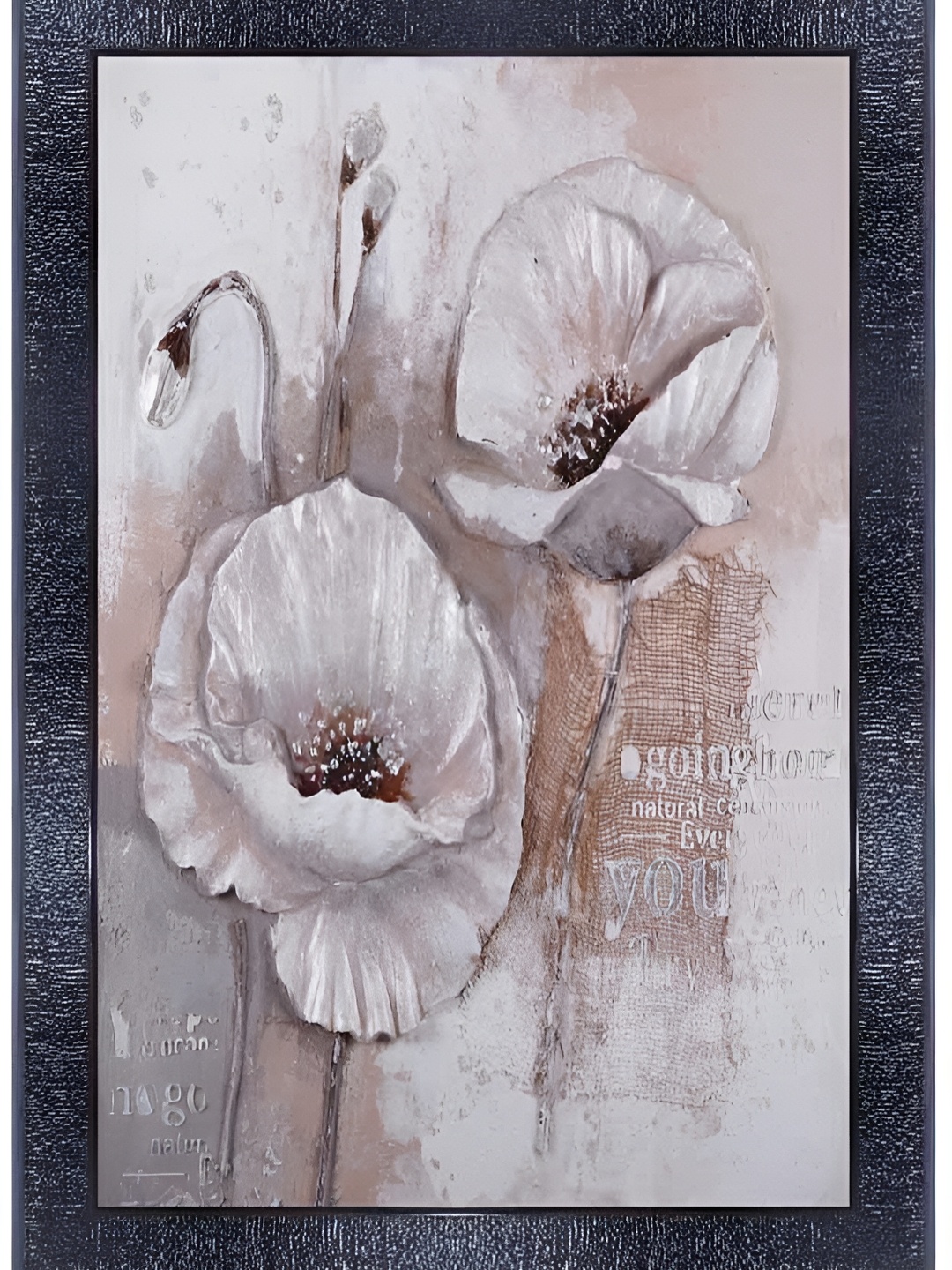 

PnF Black & Brown Paper Painting Wall Art