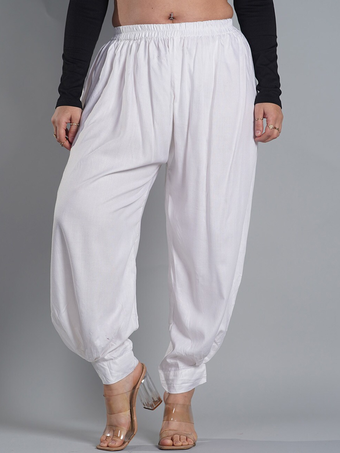 

LetsDressUp Women Afghani Salwar, White