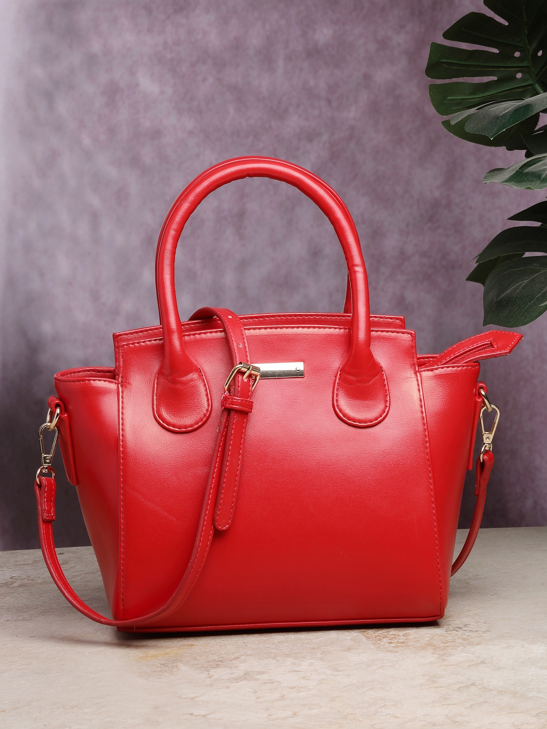 

DressBerry Red Swagger Handheld Bag
