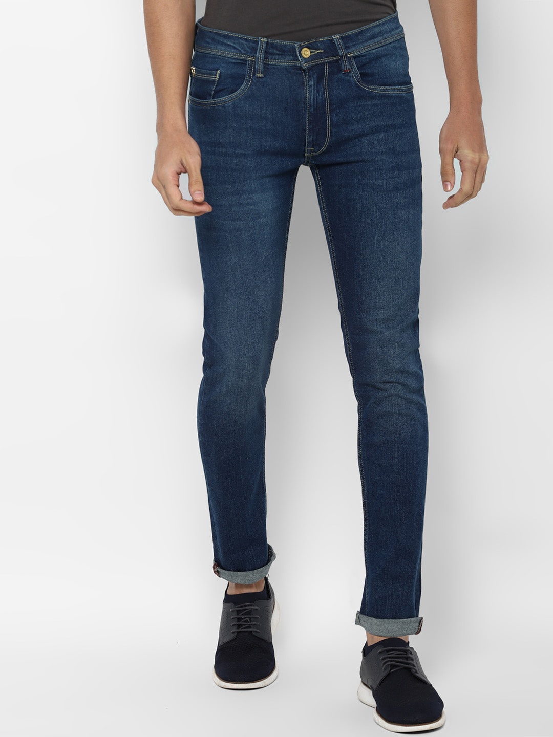 

Allen Solly Men Skinny Fit Light Fade Jeans, Navy blue