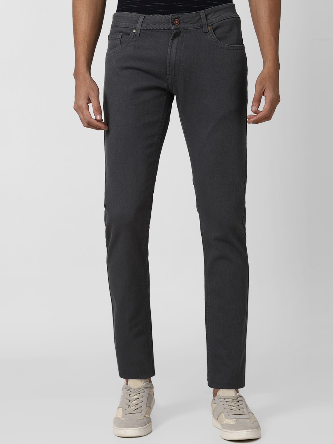 

PETER ENGLAND UNIVERSITY Men Skinny Fit Stretchable Jeans, Grey