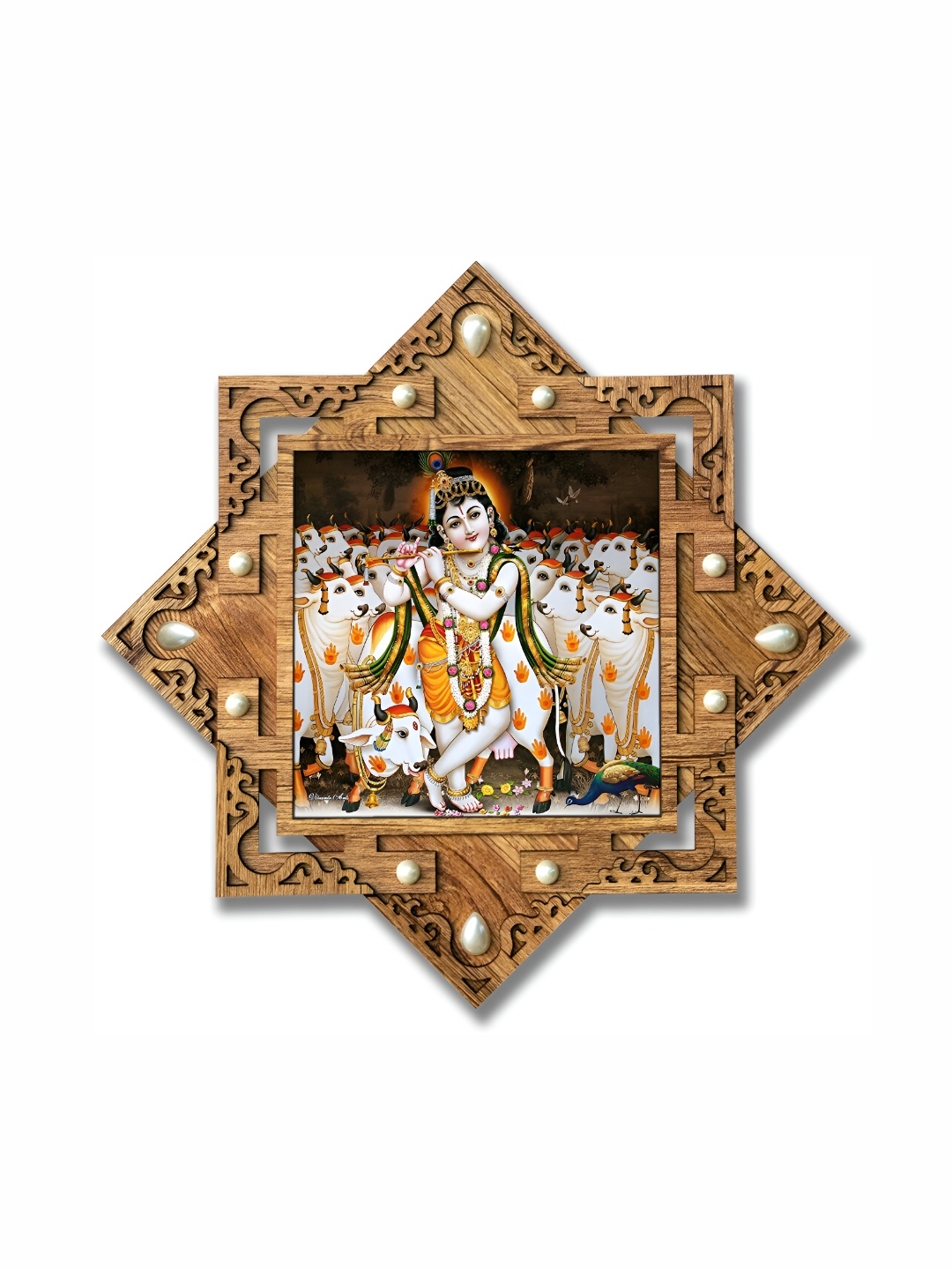 

PnF Beige & White Wooden Wall Art