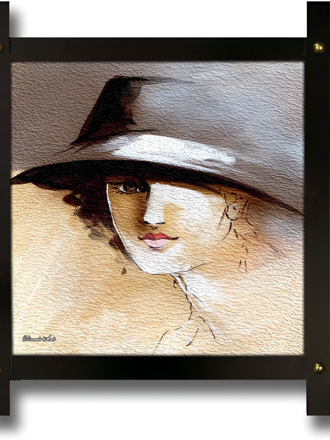 

PnF Black & Beige Wooden Printed Wall Art