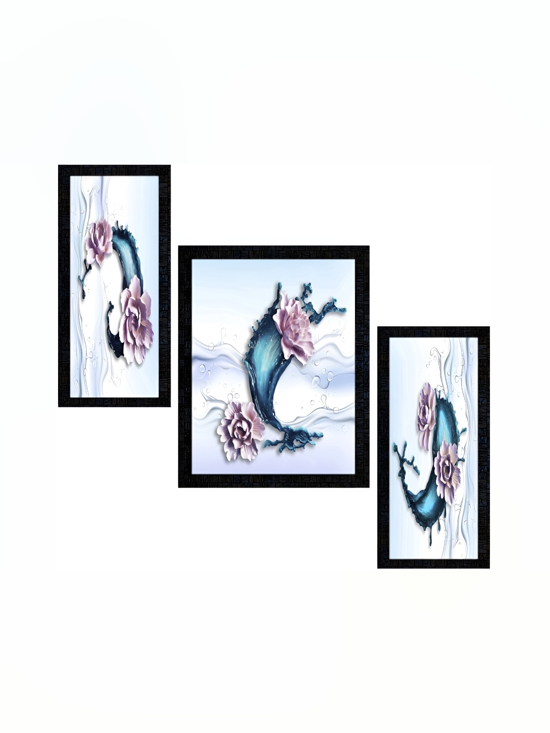 

PnF Charcoal 3 Pieces Paper & Wooden Wall Art