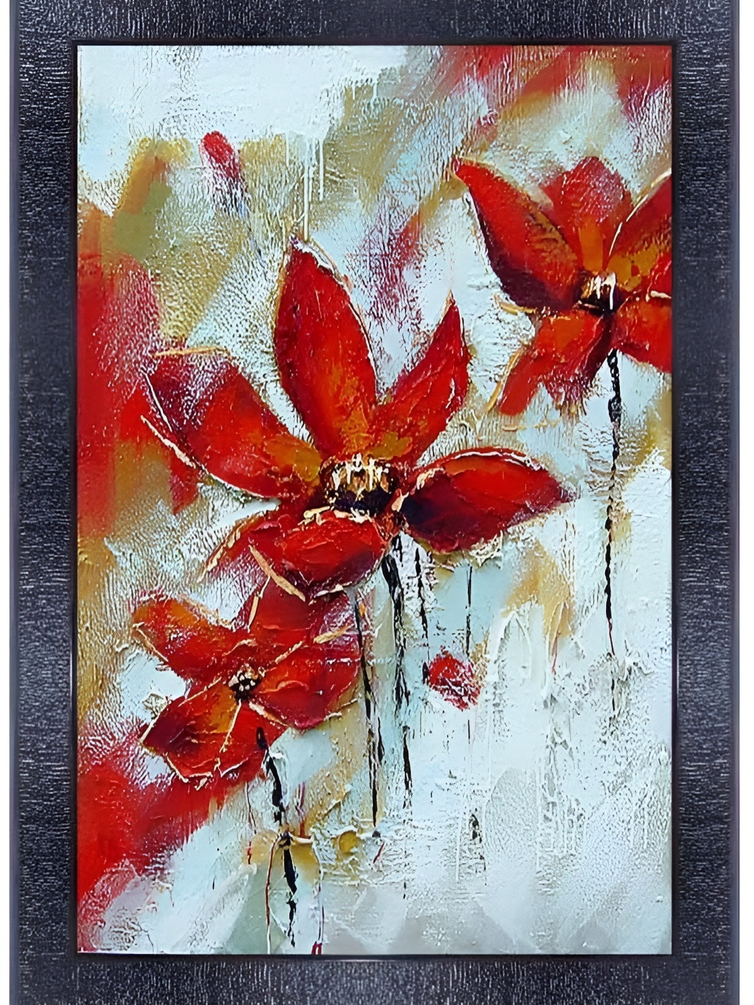 

PnF Black & Red Wooden Painting Wall Art