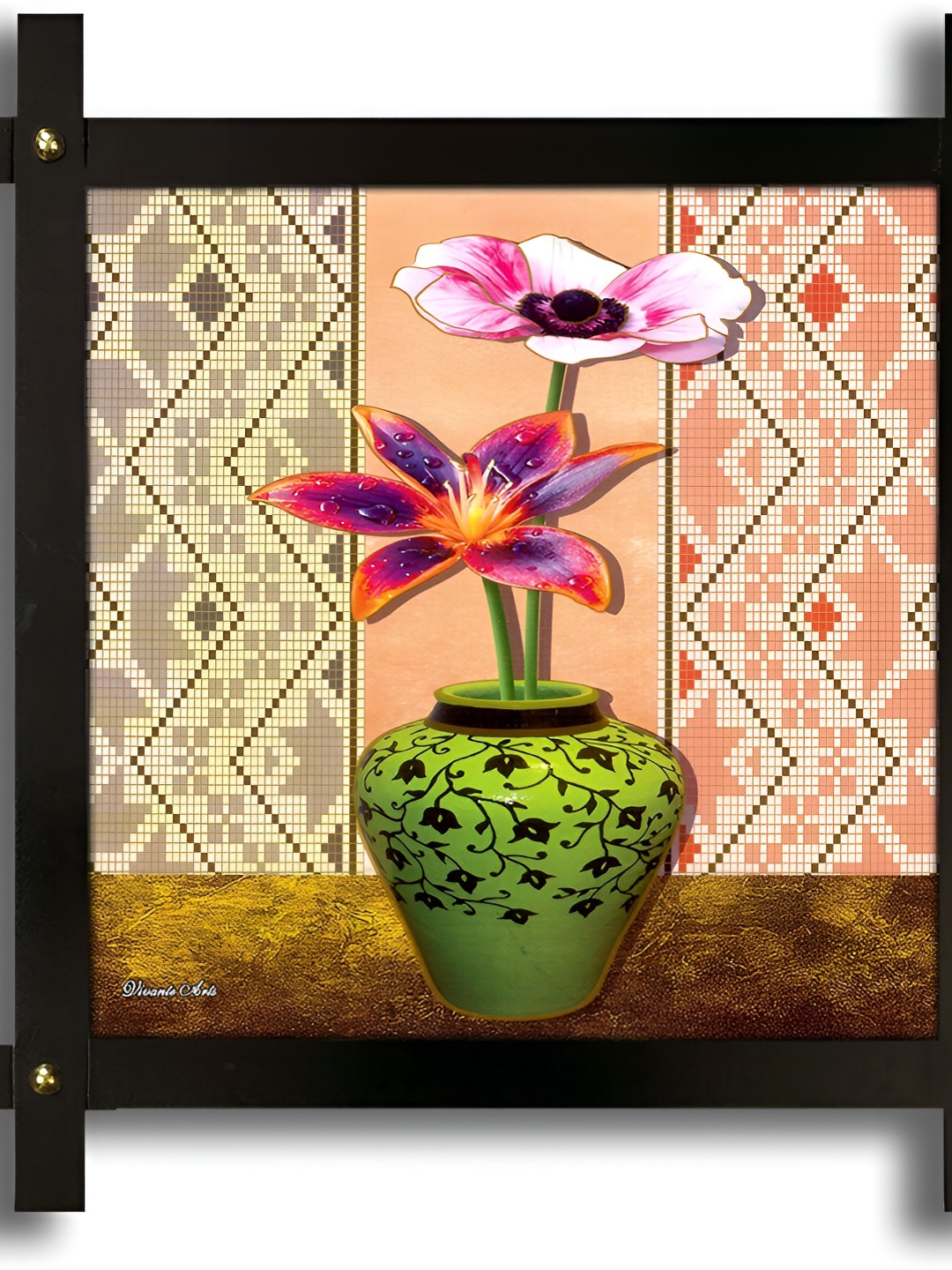 

PnF Brown & Green Wooden Floral and Botanical Wall Art