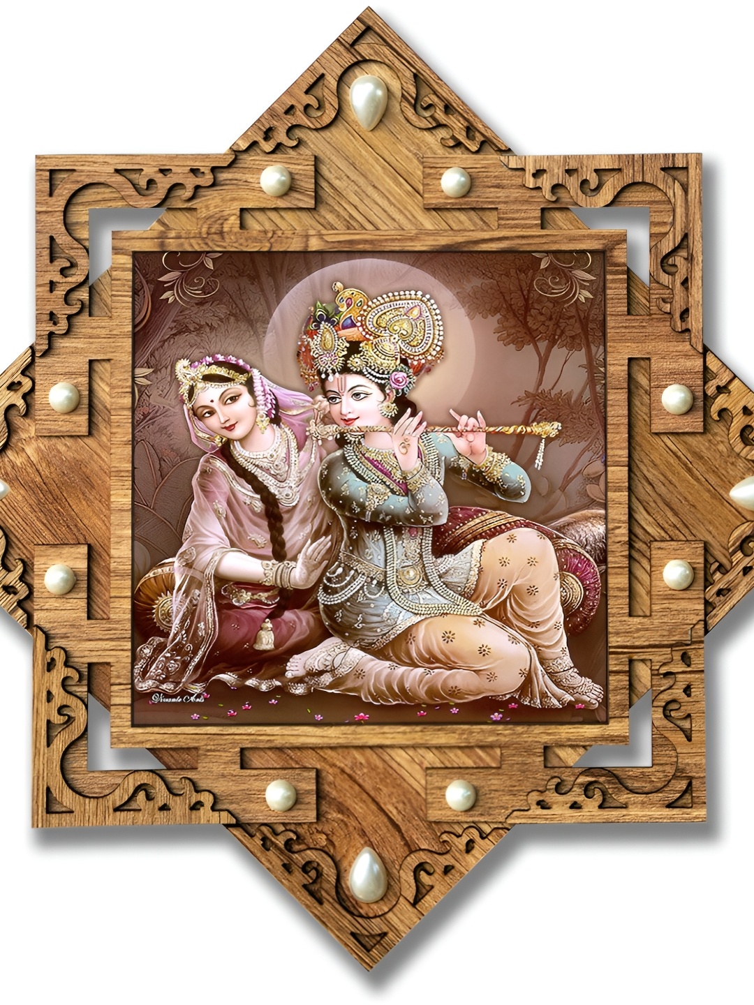 

PnF Brown & Pink Religious Wooden Wall Art