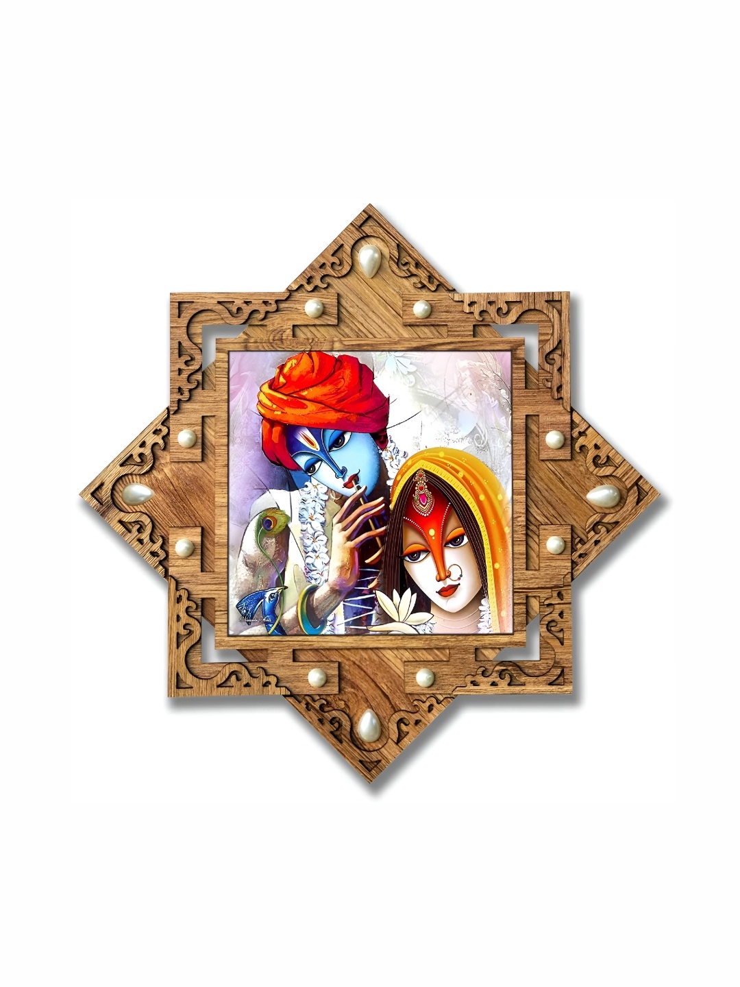 

PnF Brown & Blue Wooden Painting Wall Art