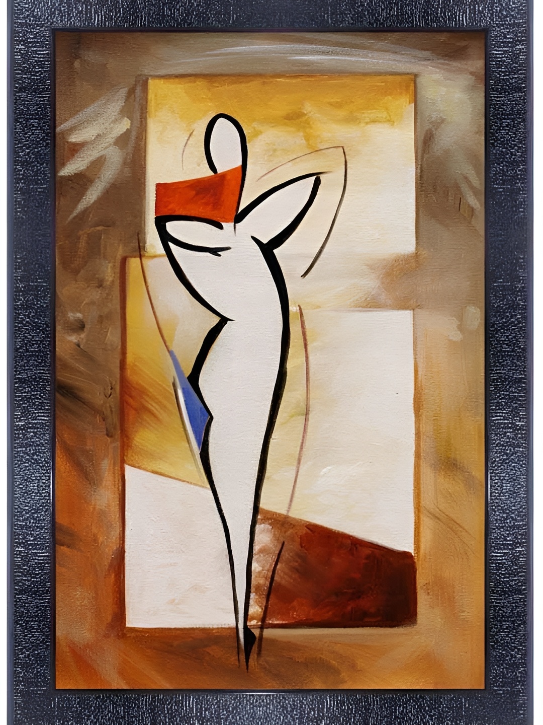 

PnF Black & Brown Wooden Painting Wall Art