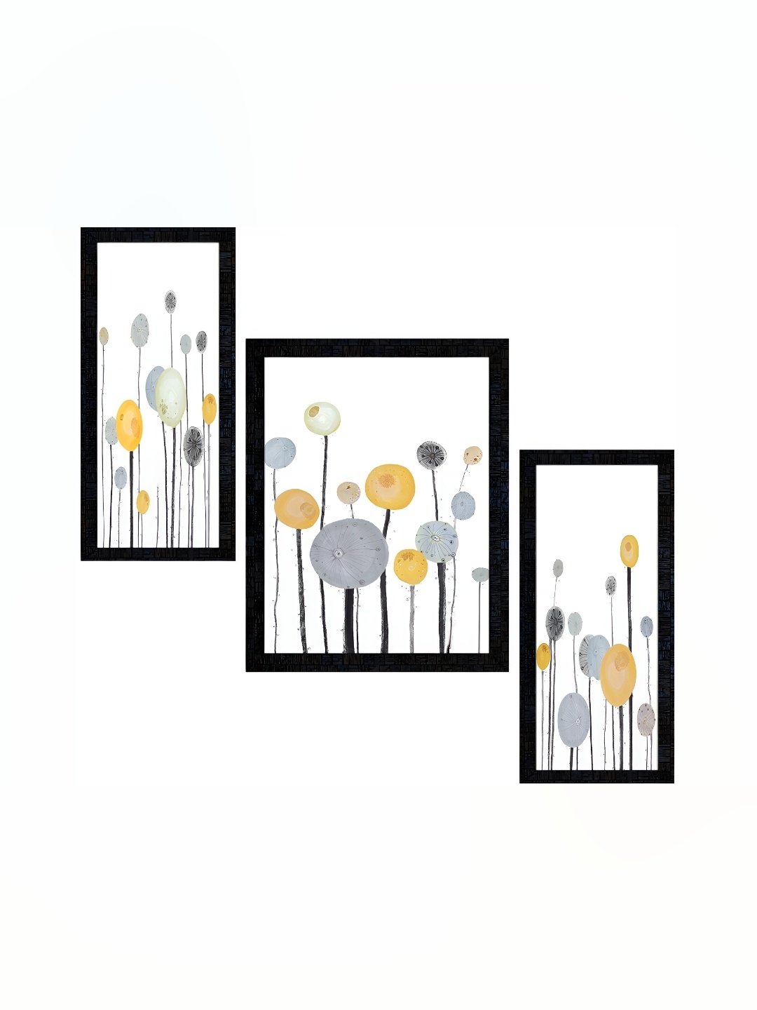 

PnF Charcoal & Grey Wooden & Paper Painting wall Art