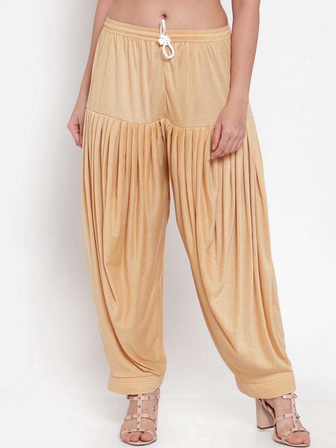 

Jinfo Women Solid Patiyala, Beige