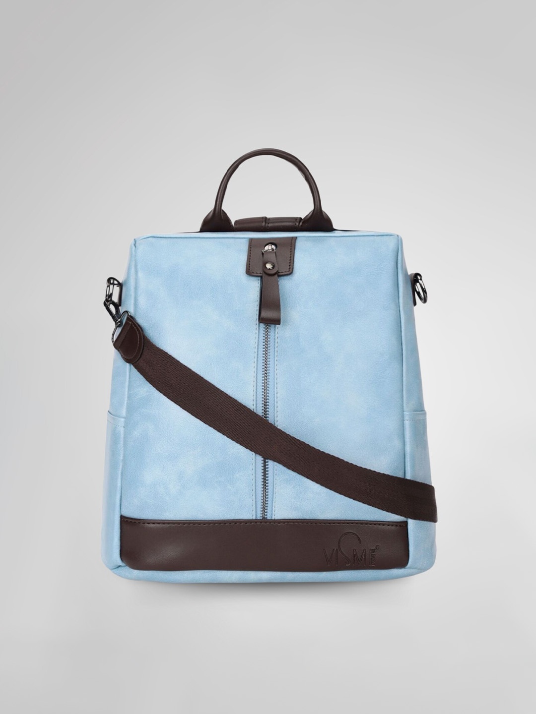 

VISMIINTREND Women Medium Backpack with Earphone Gate, Blue