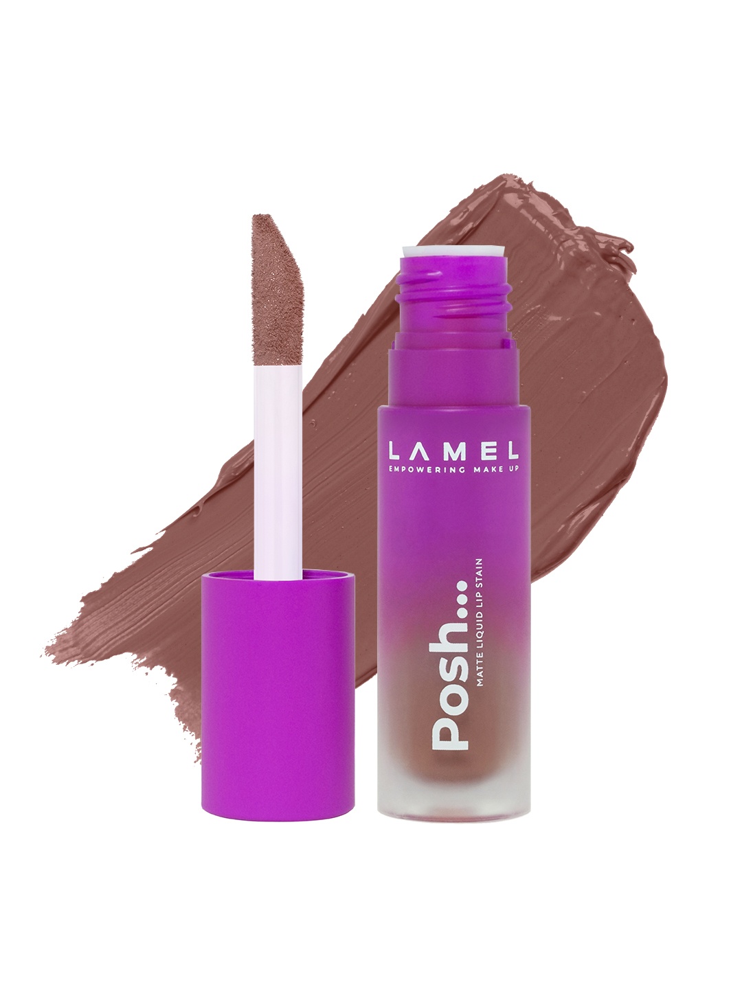 

LAMEL Posh Matte Liquid Lip Stain 4 g - Daily Nude 403, Brown