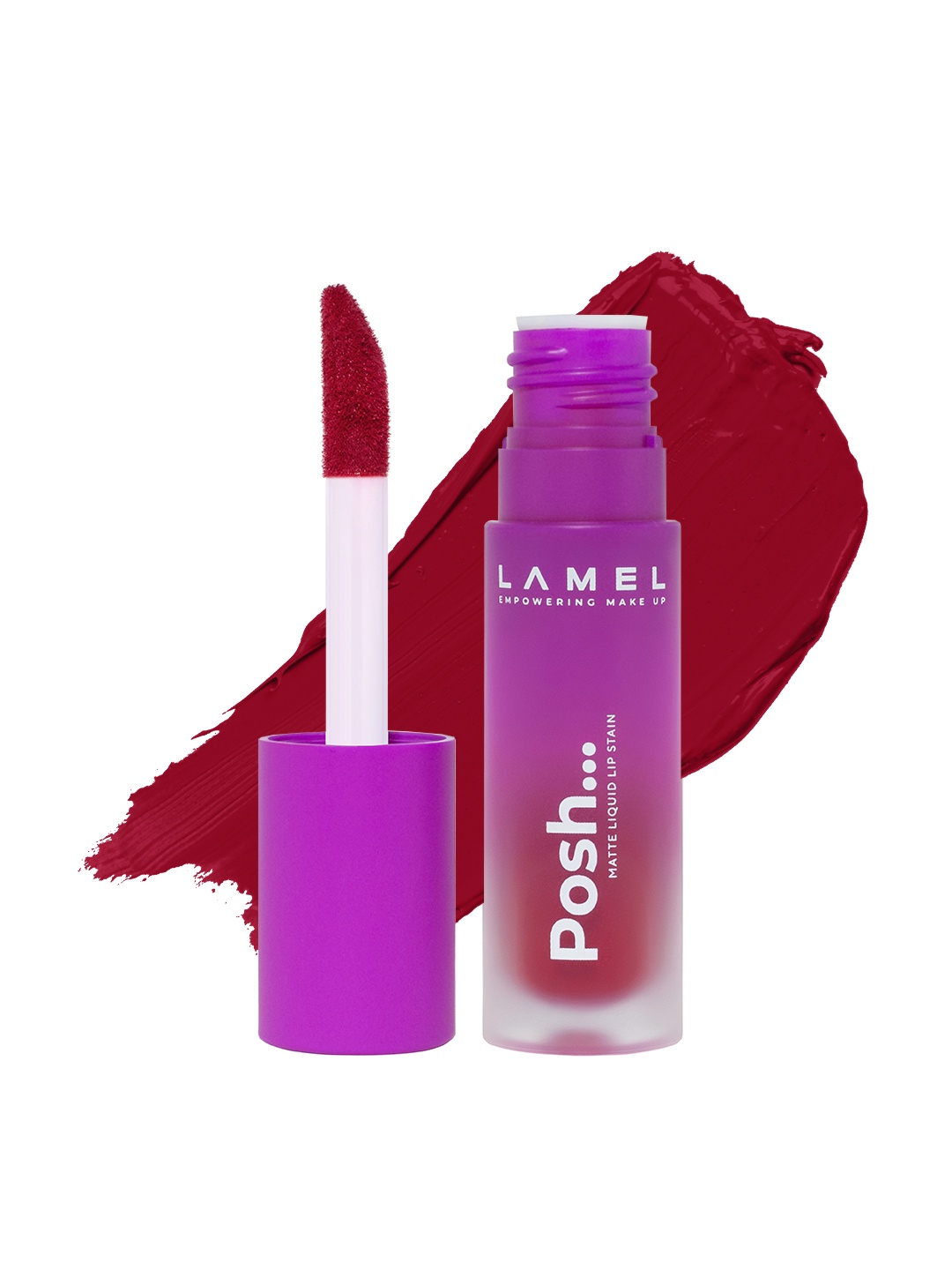 

LAMEL Posh Matte Liquid Lip Stain 4 g - Wine Red 407