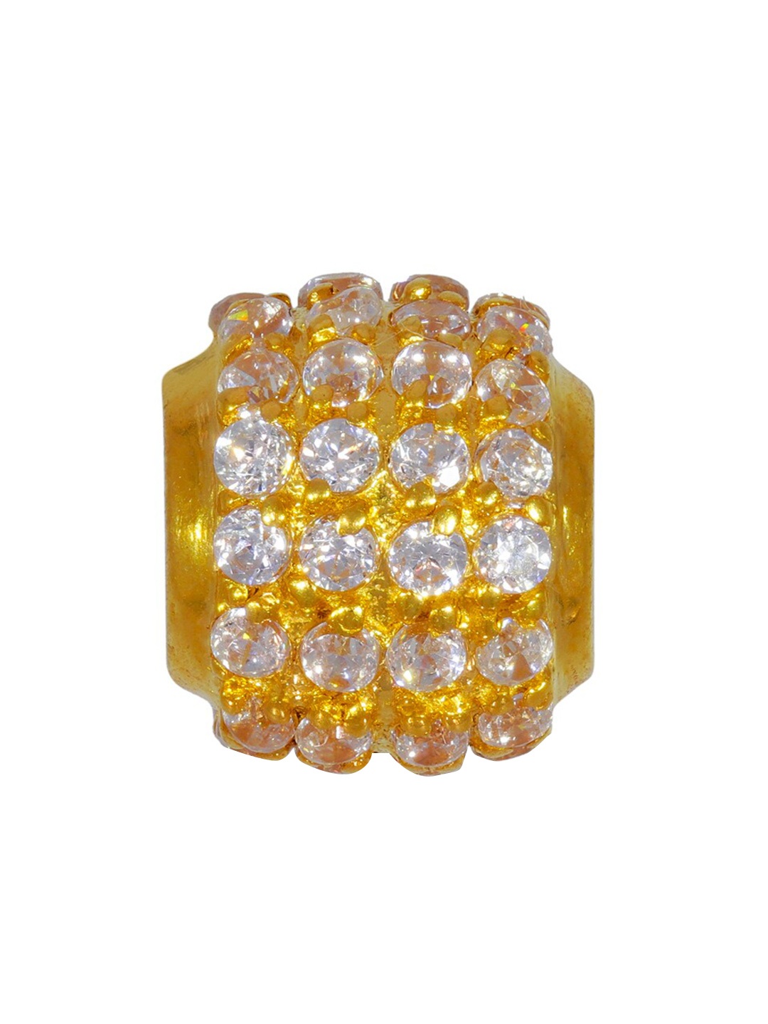 

BHIMA 22K Hallmark 916 Purity Yellow Gold Ball Stone Pendant