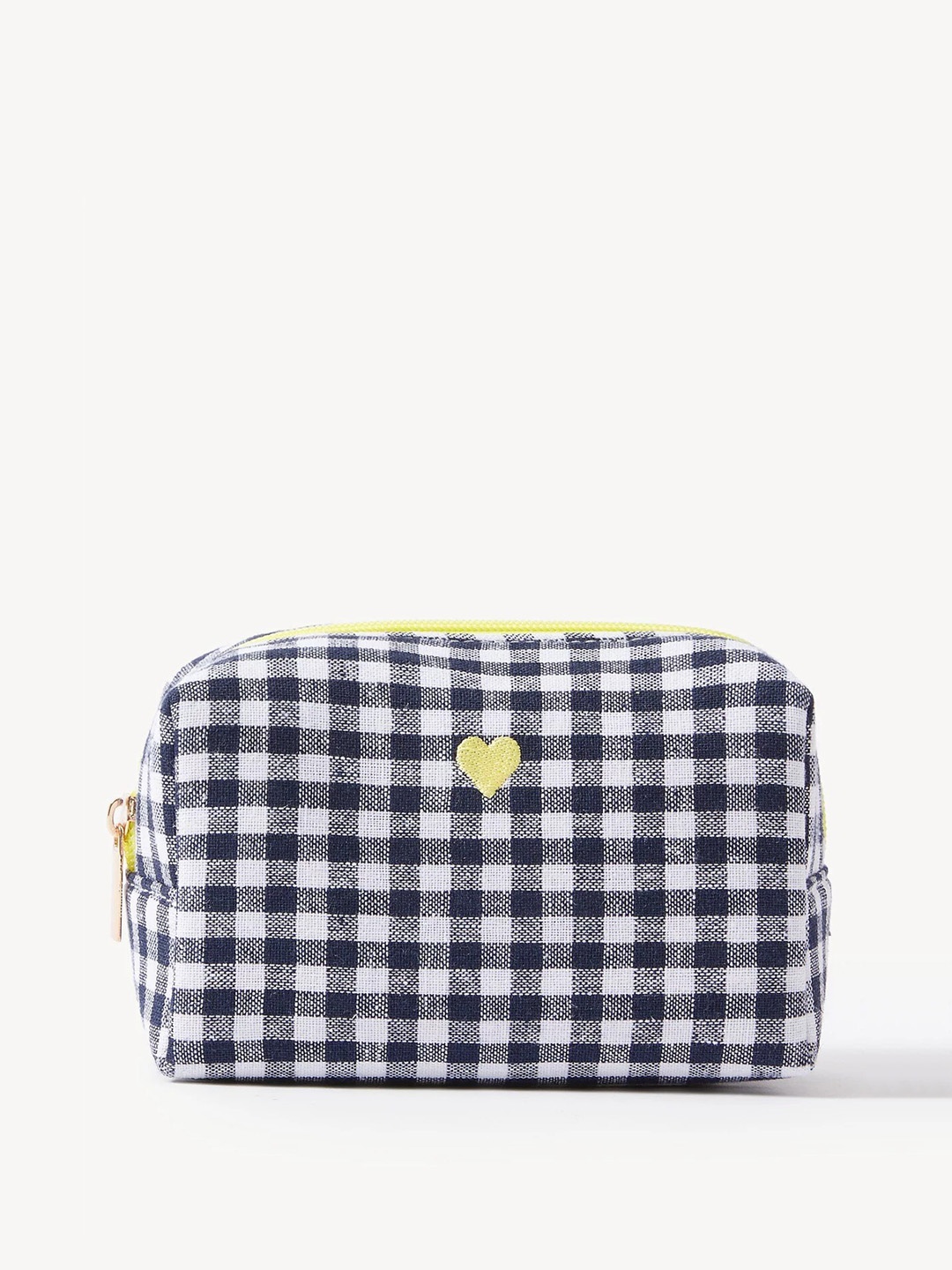 

Marks & Spencer Checked Pouch Travel Accessory, Black