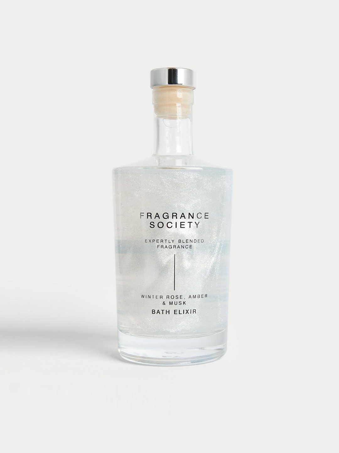 

Marks & Spencer Fragrance Society Winter Rose Amber & Musk Bath Elixir - 485ml, Transparent