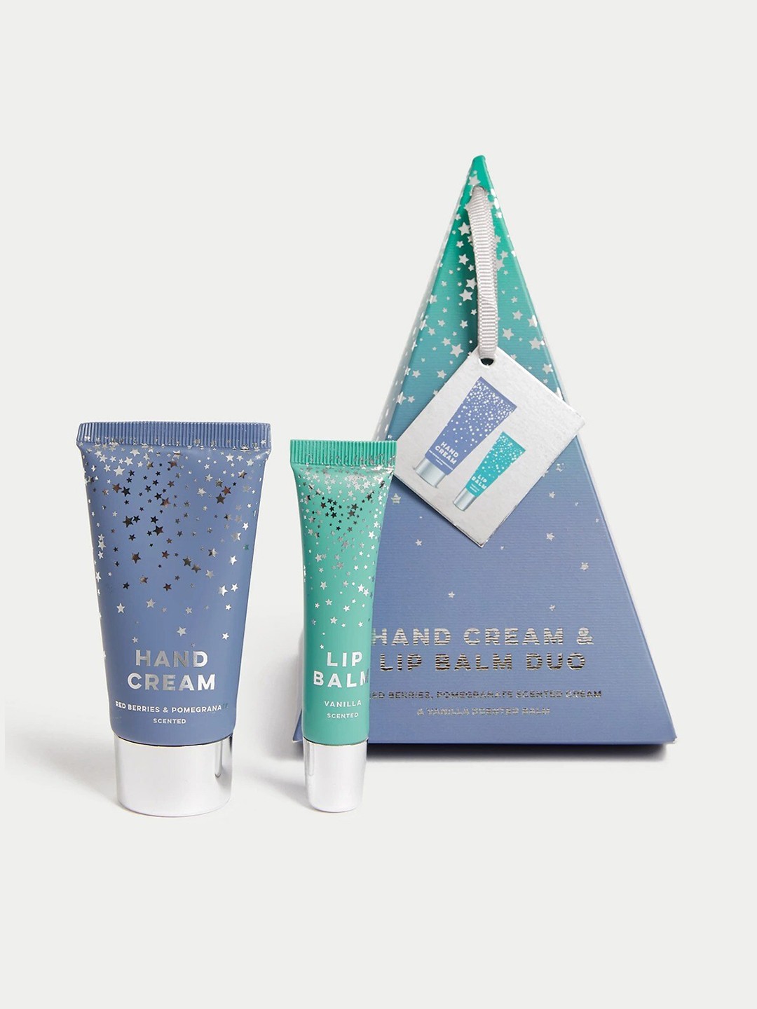 

Marks & Spencer Set Of 2 Hand Cream - 50ml-Lip Balm - 15ml, Blue