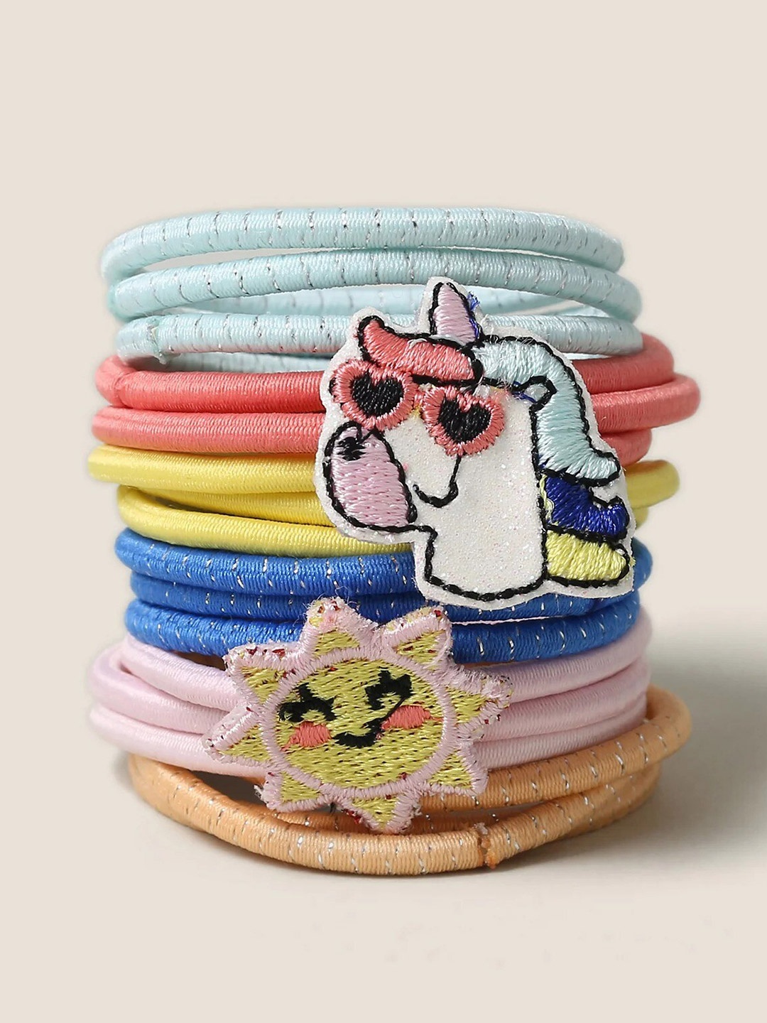 

Marks & Spencer Girls Set of 6 Ponytail Holders, Blue