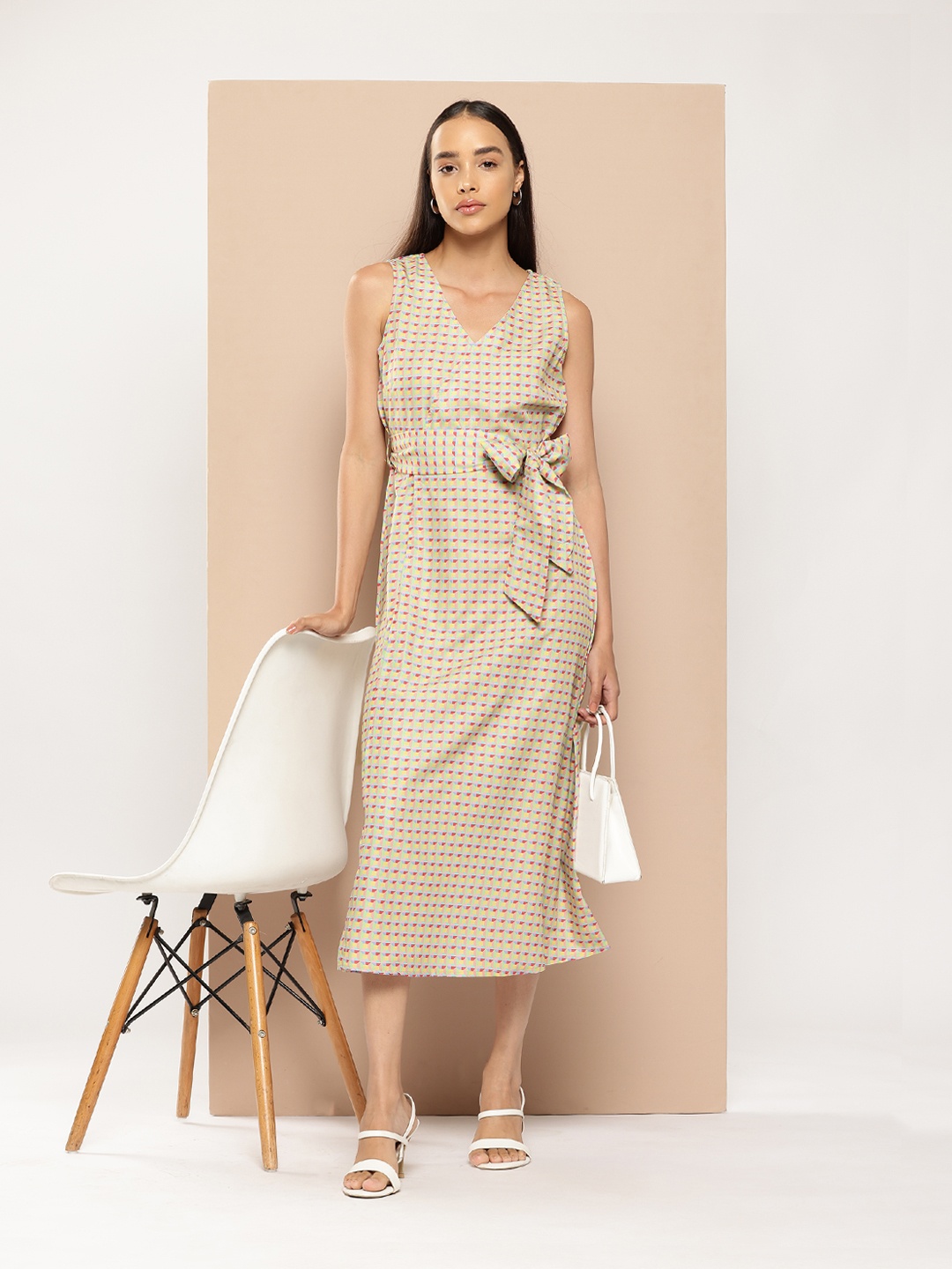

Chemistry Printed A-Line Midi Dress, Multi