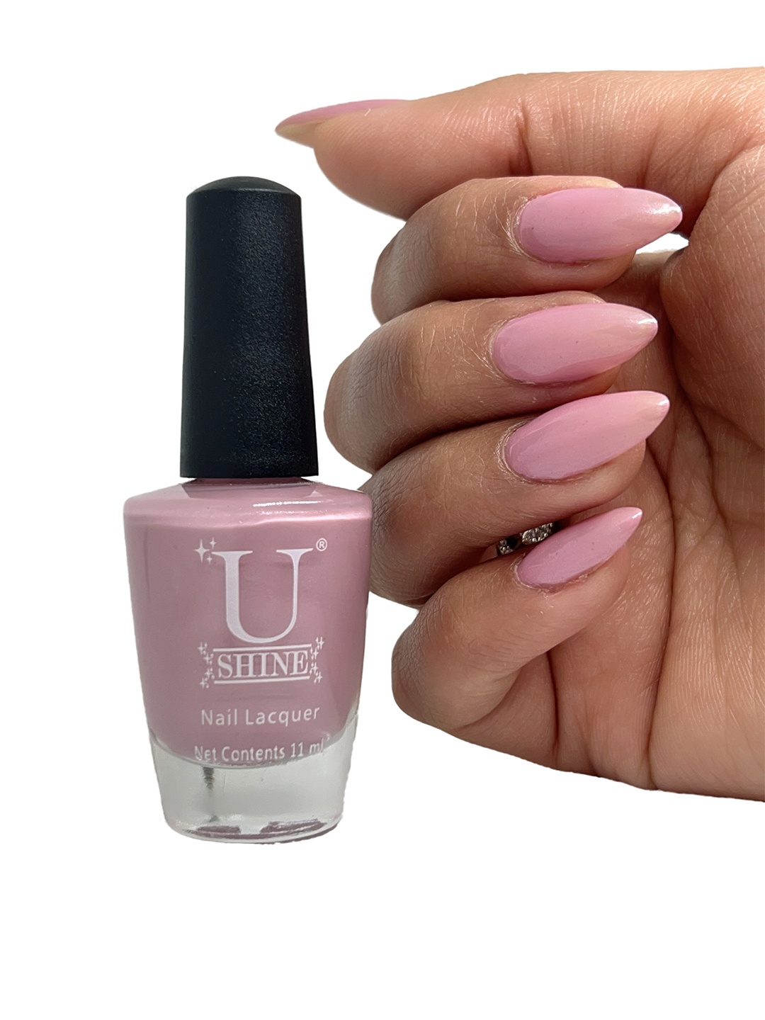 

U Shine Long Lasting Nail Lacquer - 11ml - Muddy Wine, Pink