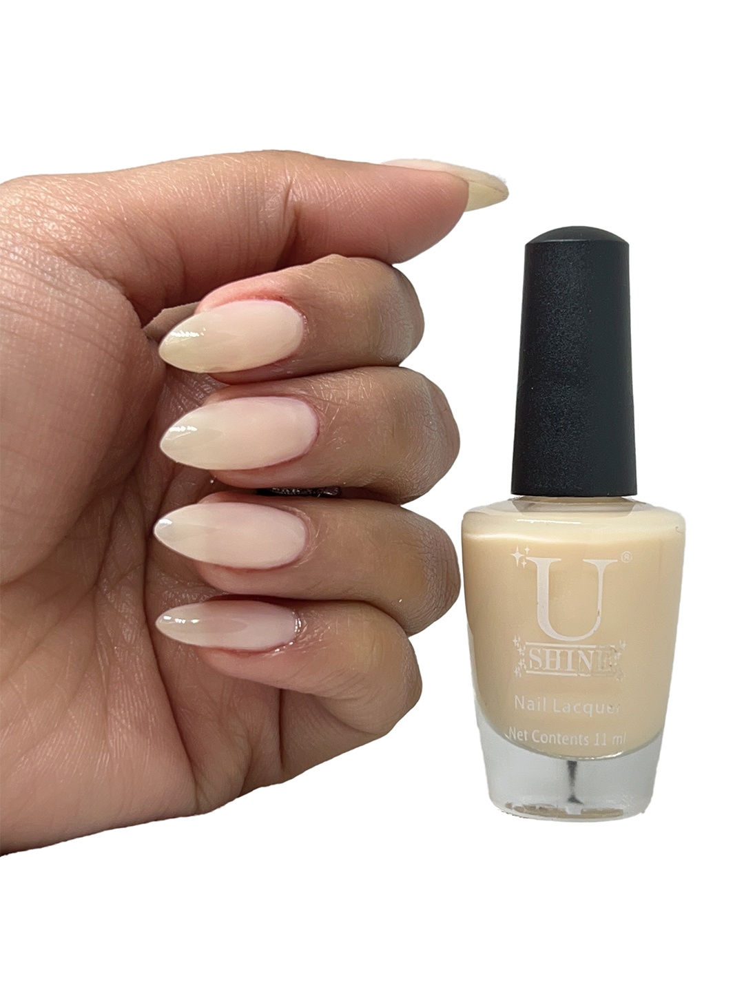 

U Shine Long Lasting Nail Lacquer - 11ml - Fairx, Off white