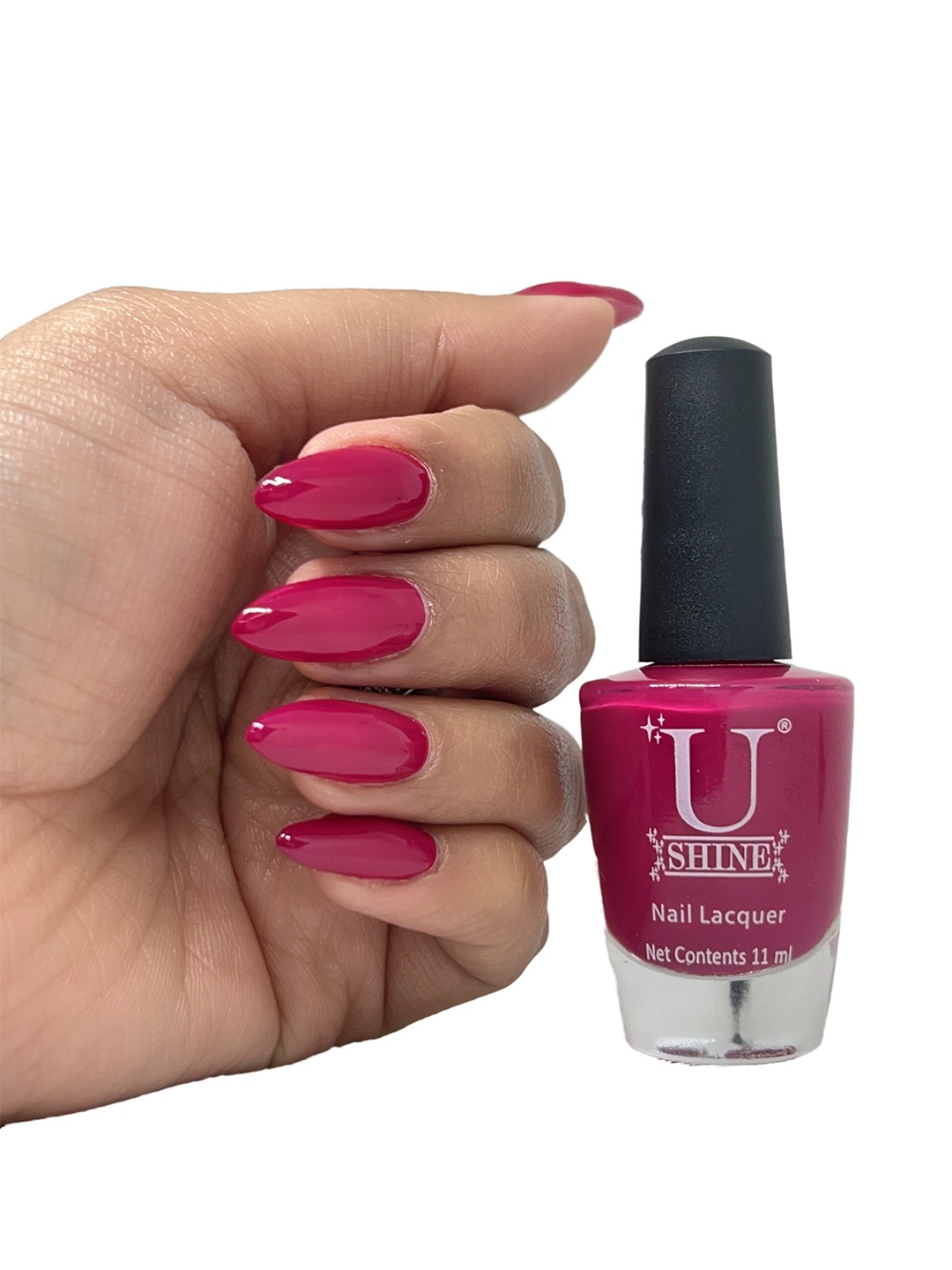 

U Shine Long-Lasting & Quick-Dry Nail Lacquer 11ml - Kiss Me, Pink