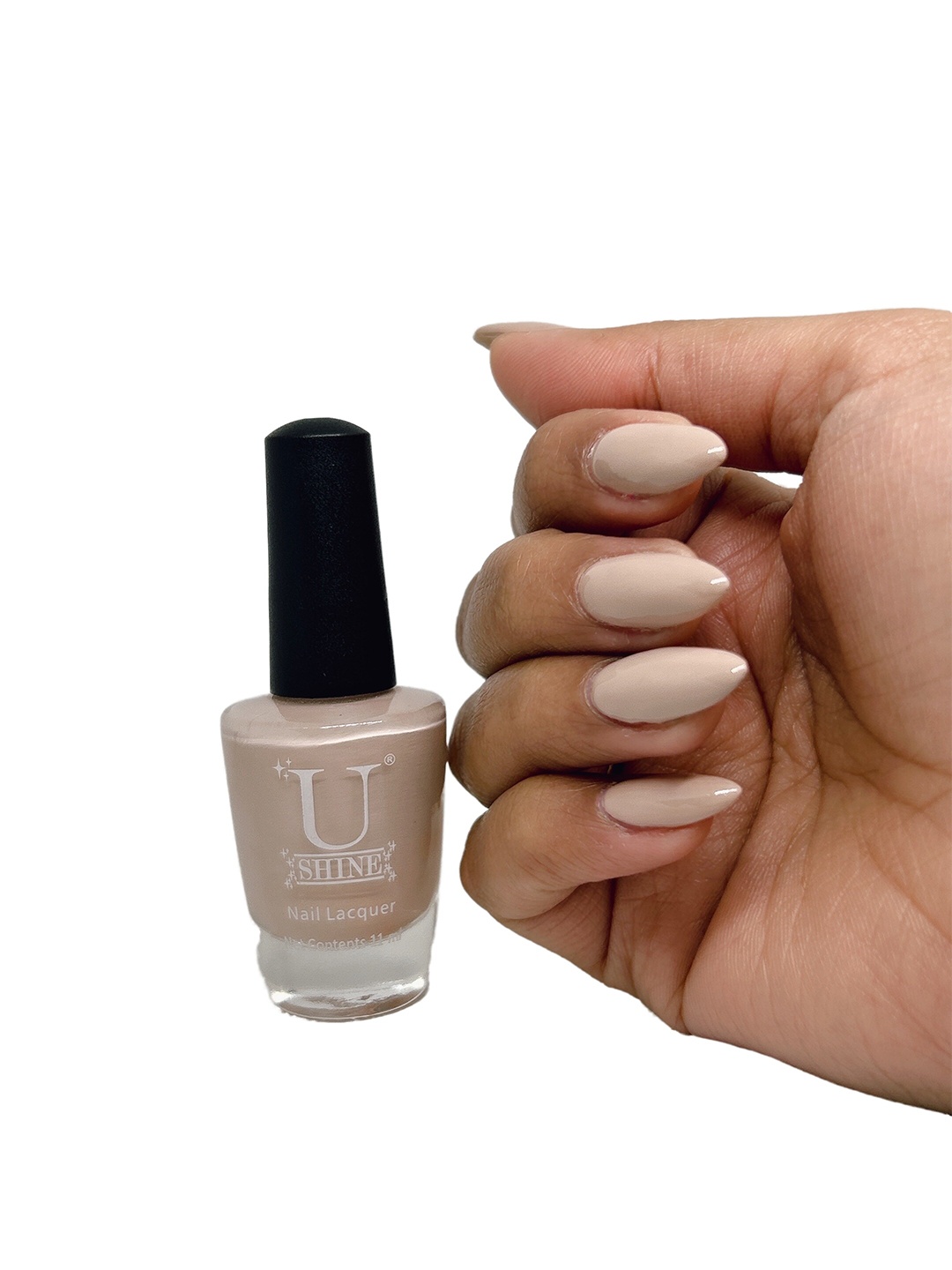 

U Shine Long-Lasting & Quick-Dry Nail Lacquer 11ml - My Lindt, Beige