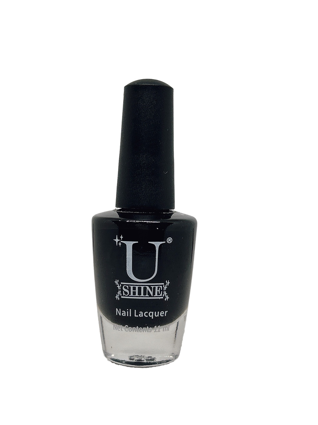 

U Shine Long-Lasting & Quick-Dry Nail Lacquer 11ml - Nightmare, Black