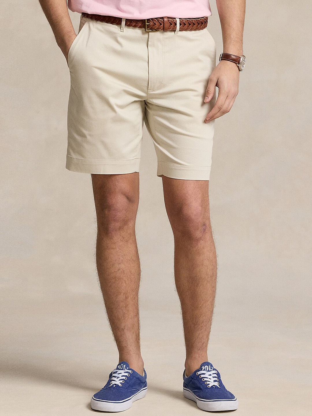 

Polo Ralph Lauren Men Tailored Fit Cotton Chino Shorts, Beige