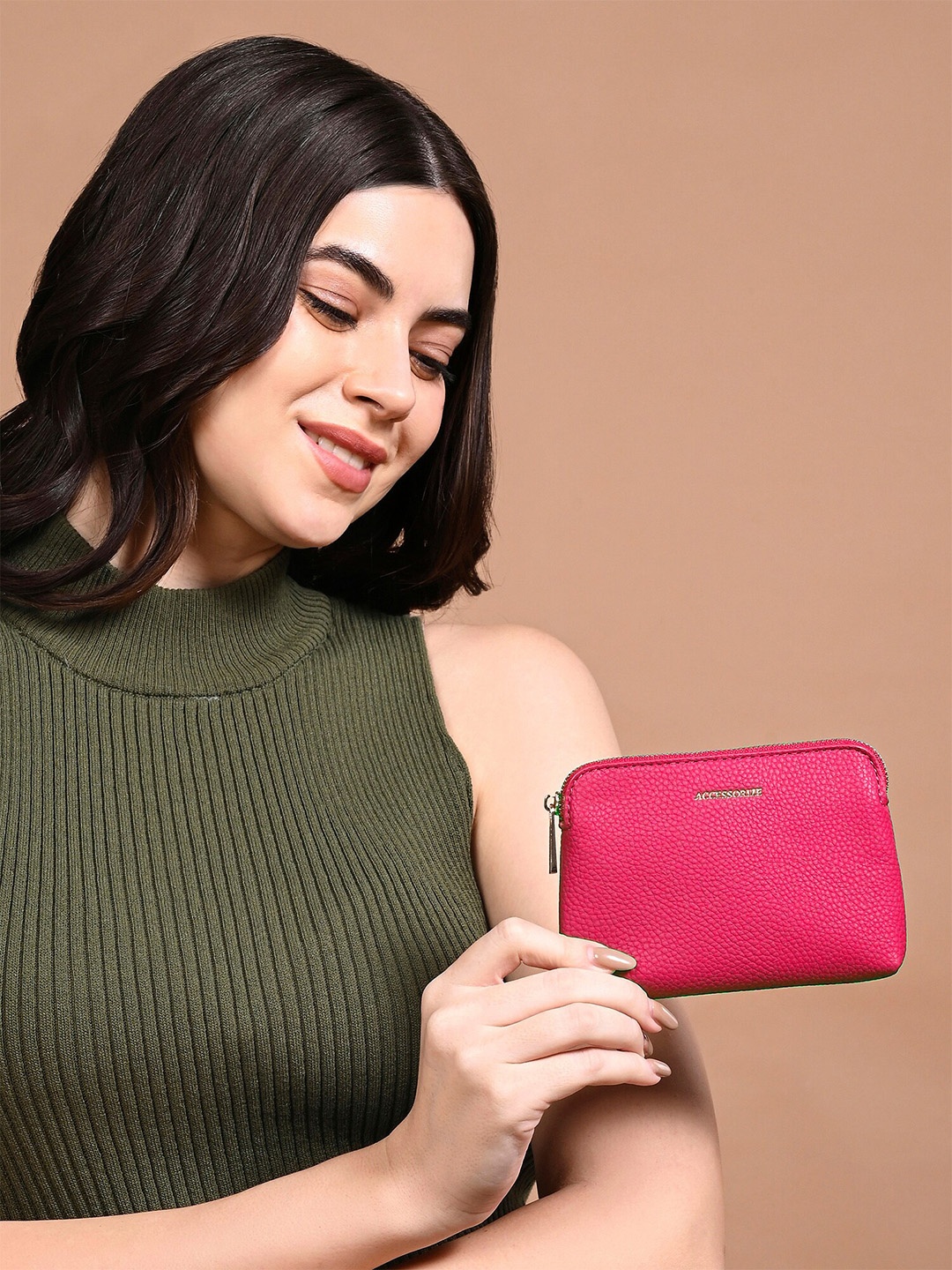 

Accessorize London Women Classic Coin Purse, Fuchsia