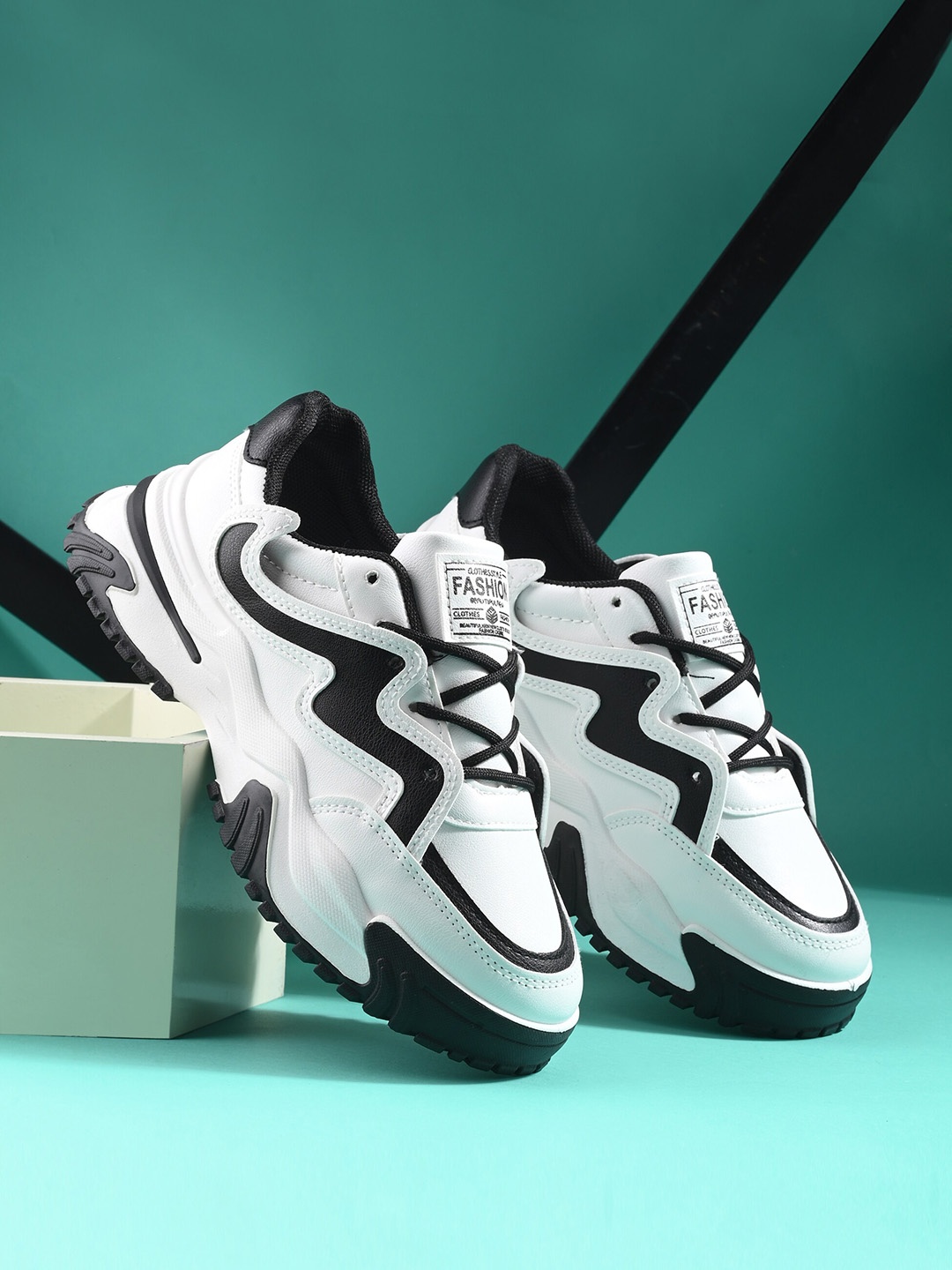 

The Roadster Lifestyle Co. Women White Lace-Up Running Sports Shoes