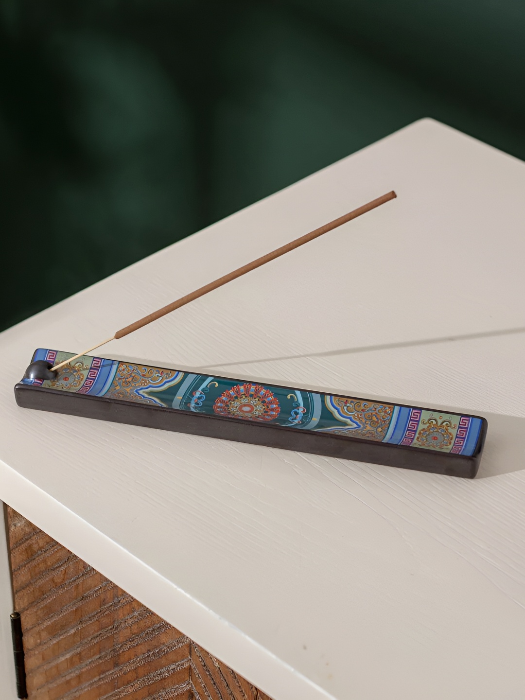

THEDECORKART Blue Mansion Incense Stick Holder