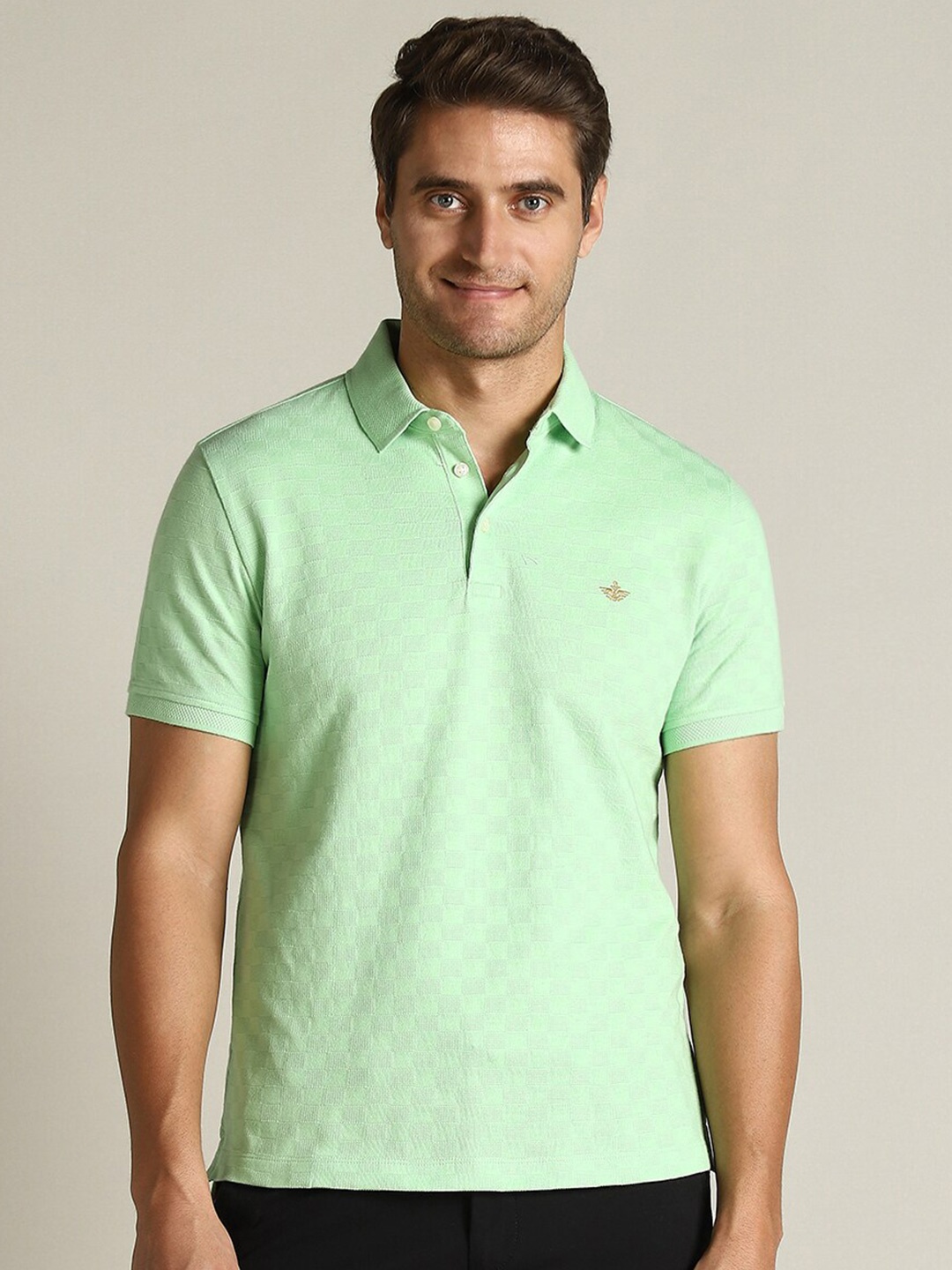 

Dockers Men Solid Polo Collar Classic Fit T-Shirt, Green