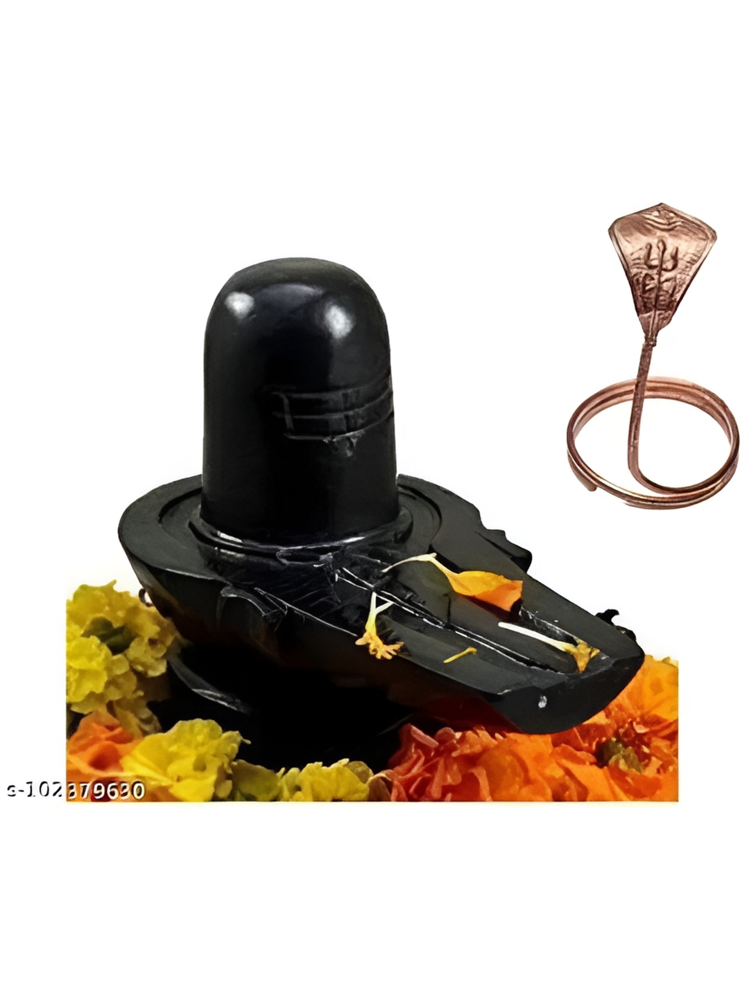 

Navyaksh Black Marble Shivling Showpiece