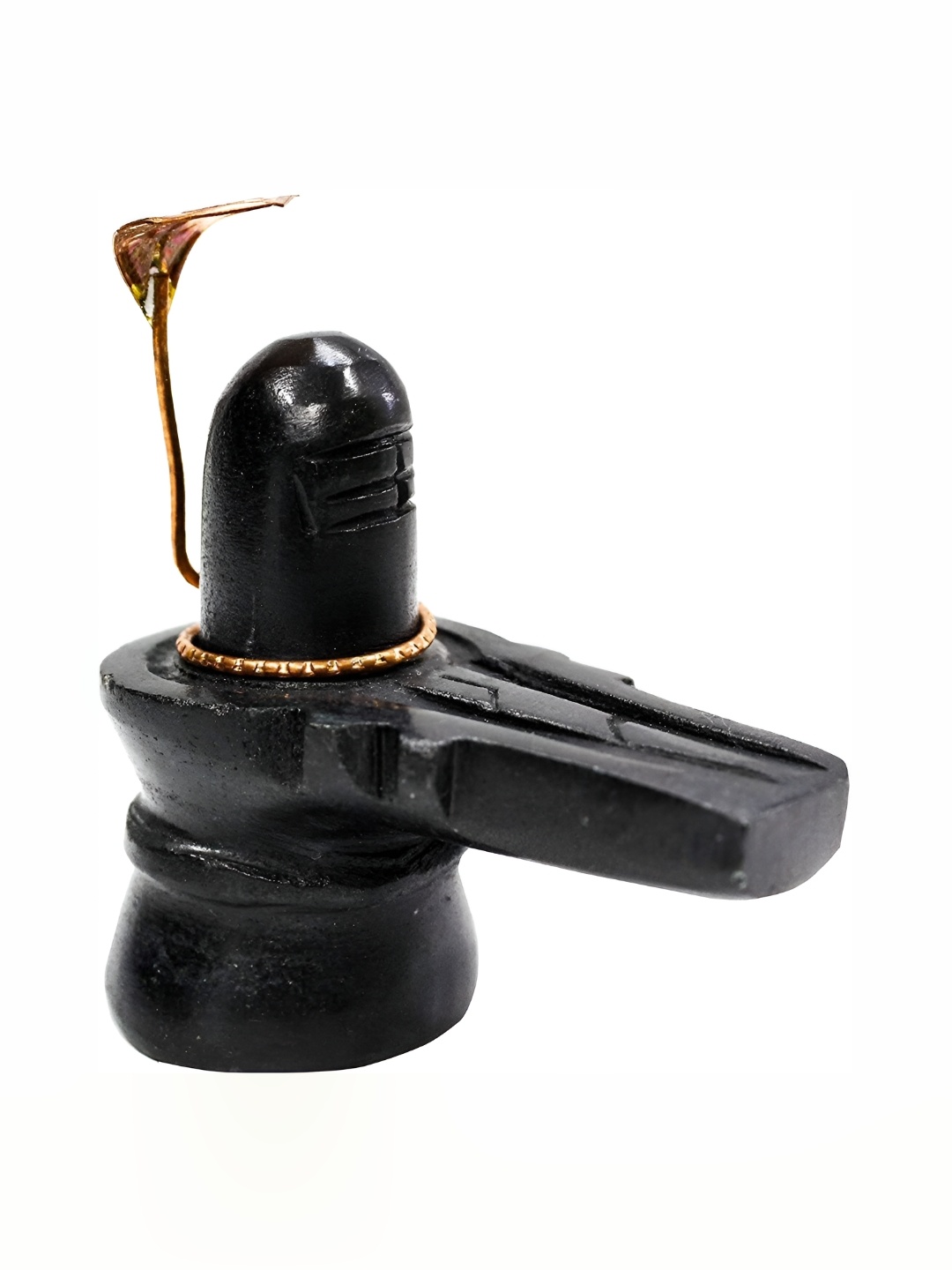 

Navyaksh Black Stone Shiv Ling Showpiece