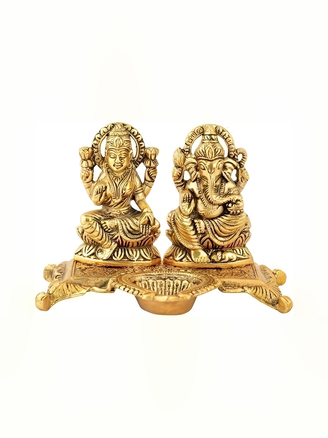 

Navyaksh Gold-Toned Brass Religious Showpiece