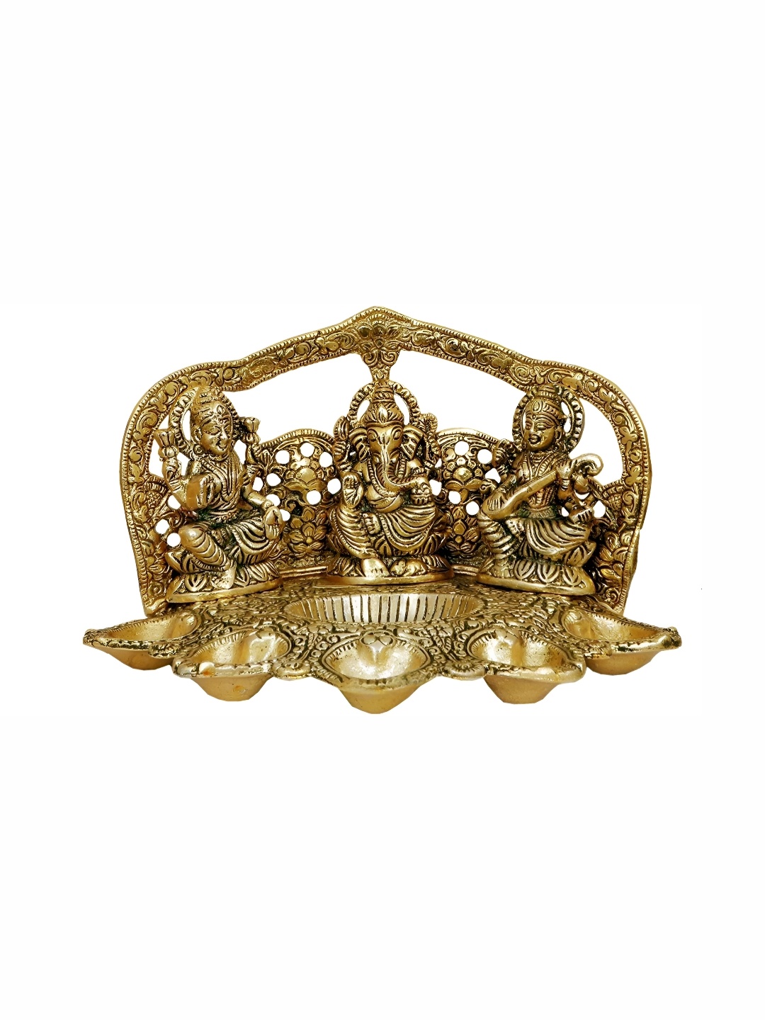

Navyaksh Gold-Toned Religious Small Showpiece