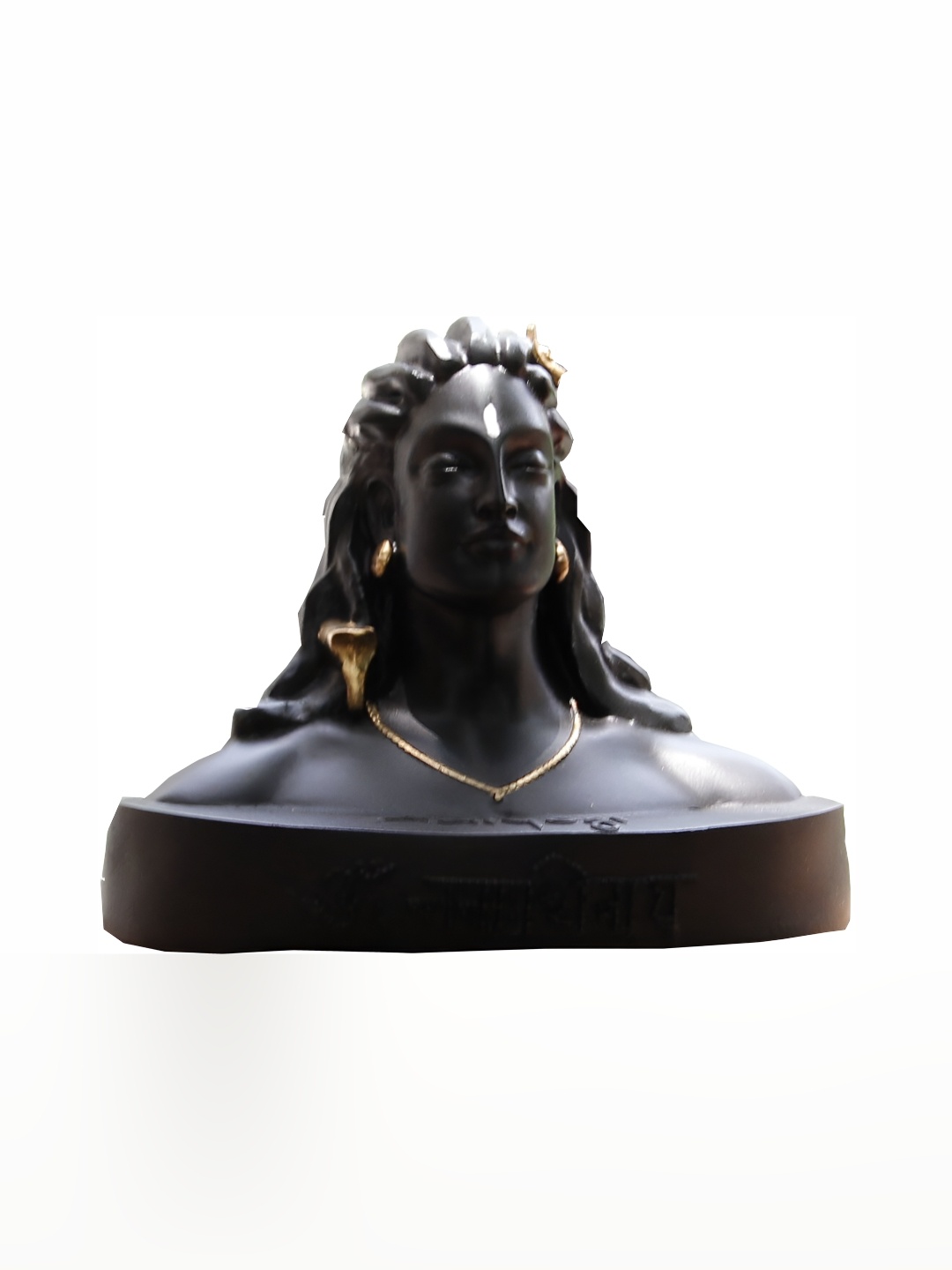 

Navyaksh Black Yogi Religious Showpiece