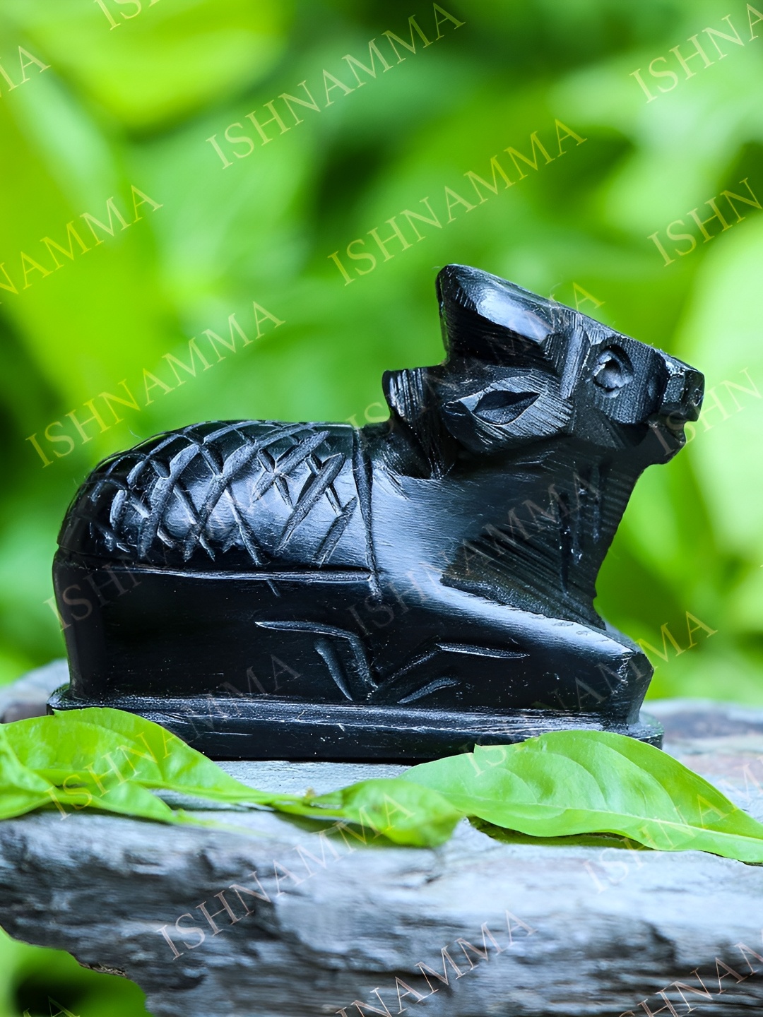 

Navyaksh Black Metal Nandi Decorative Showpiece