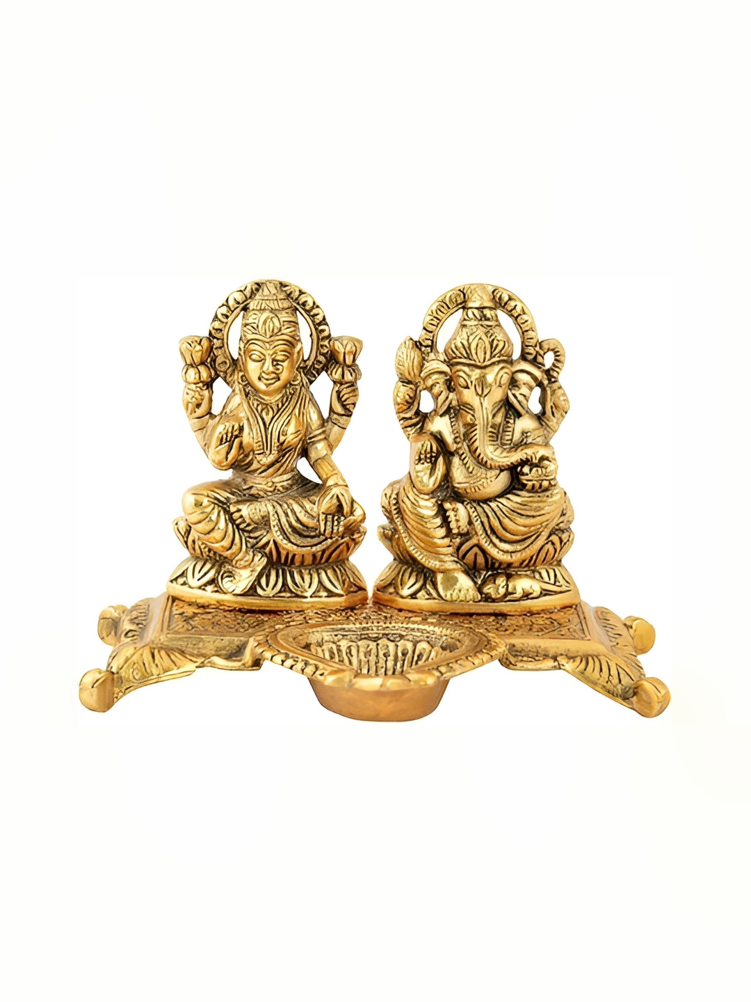 

Navyaksh Gold Toned Religious Showpiece