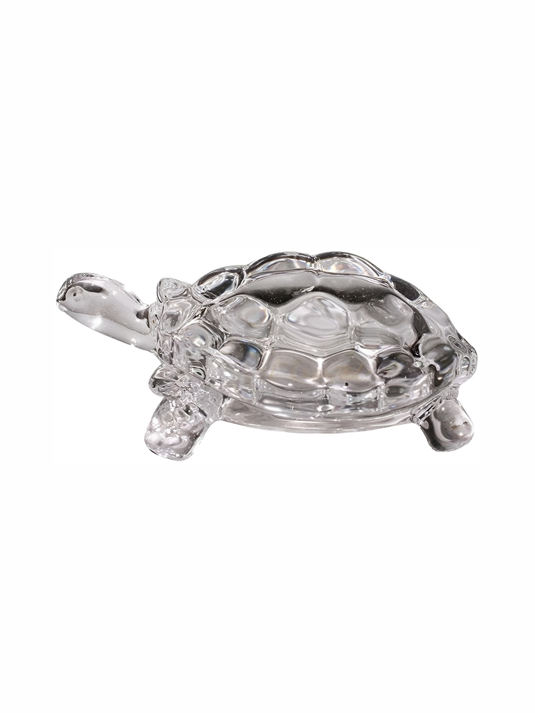 

Navyaksh Transparent Crystal Turtle Showpiece