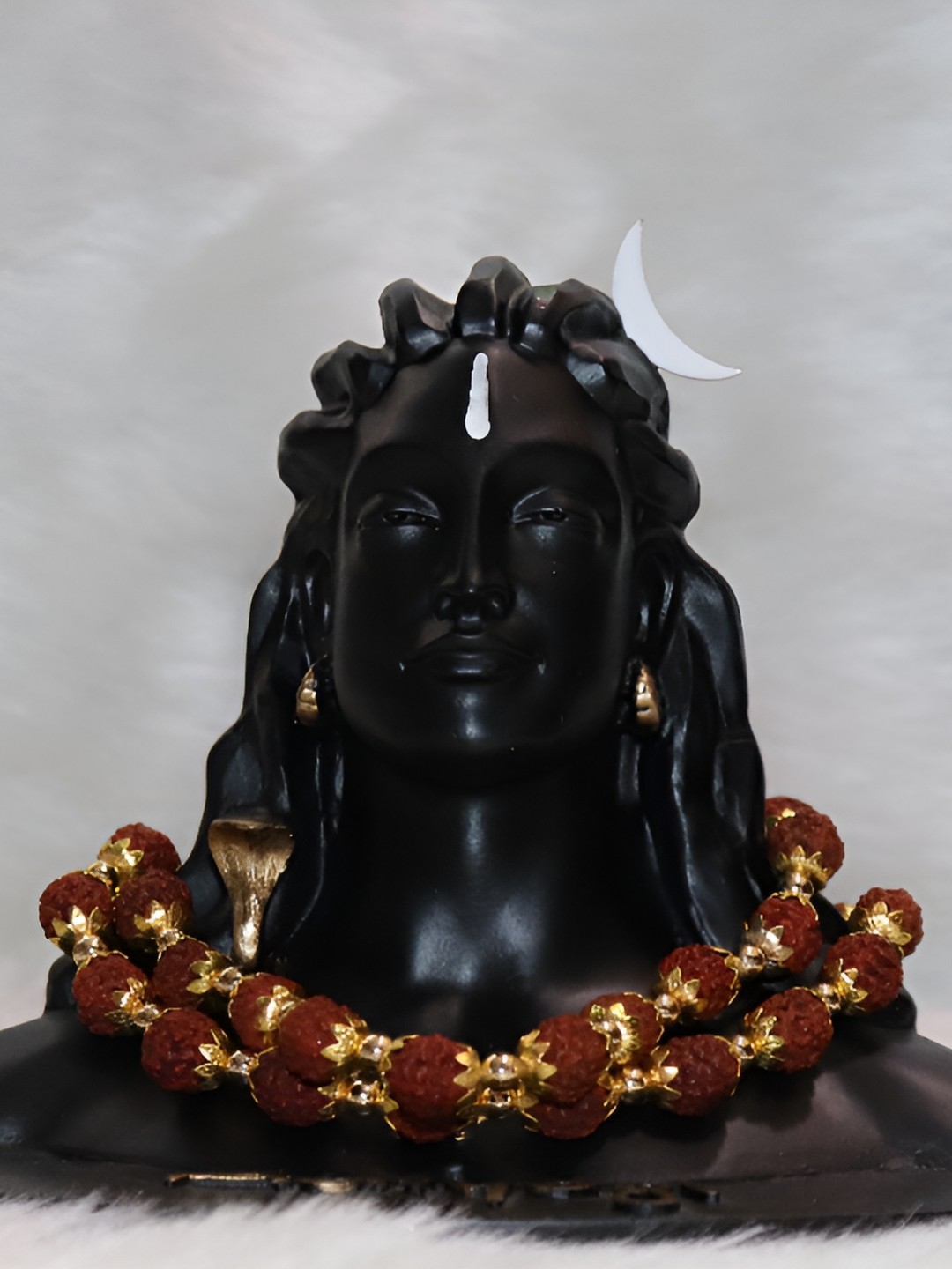 

Navyaksh Black & White Religious Small Showpiece