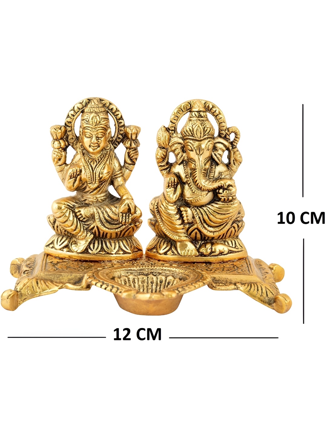 

Navyaksh Gold Toned Religious Showpiece