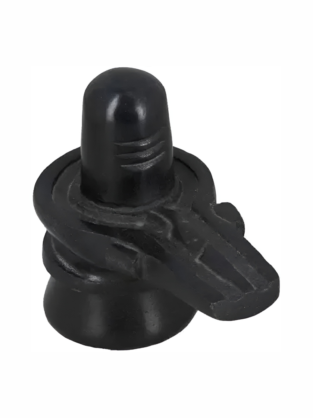 

Navyaksh Black Marble Shivling Decorative Showpiece