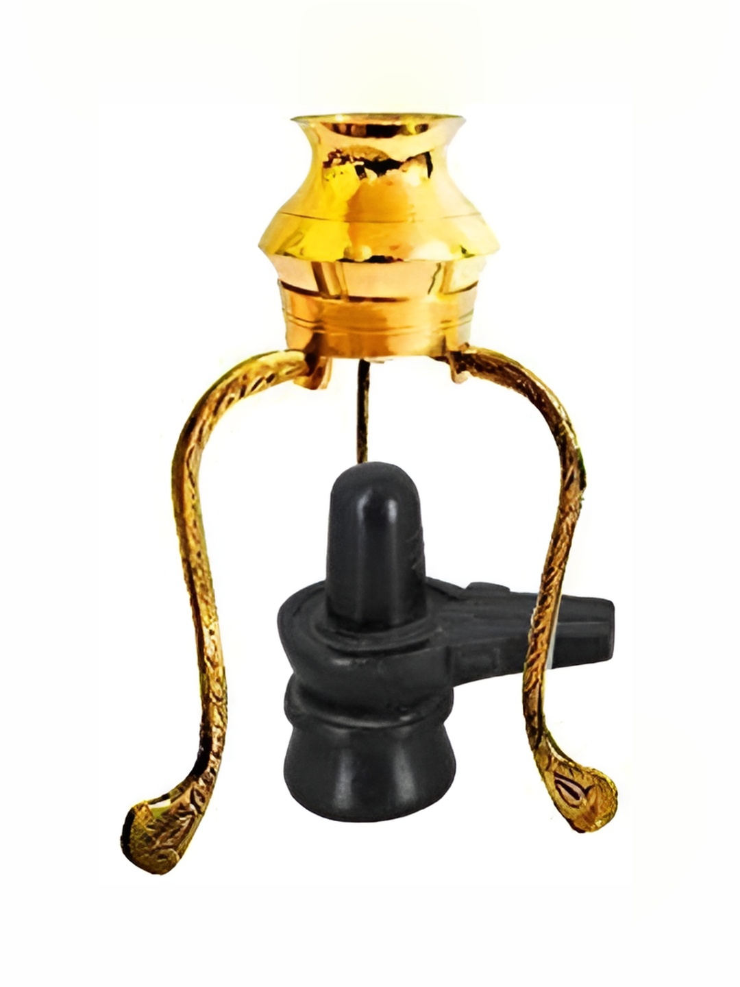 

Navyaksh Gold-Toned Brass Siva Showpiece