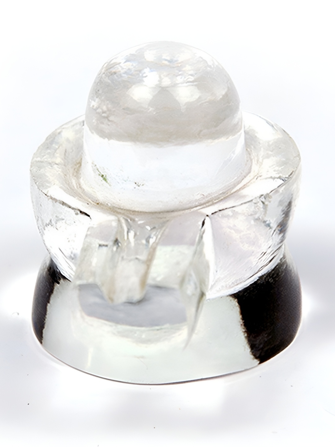 

Navyaksh Transparent Glass Shiv Ling Decorative Showpiece