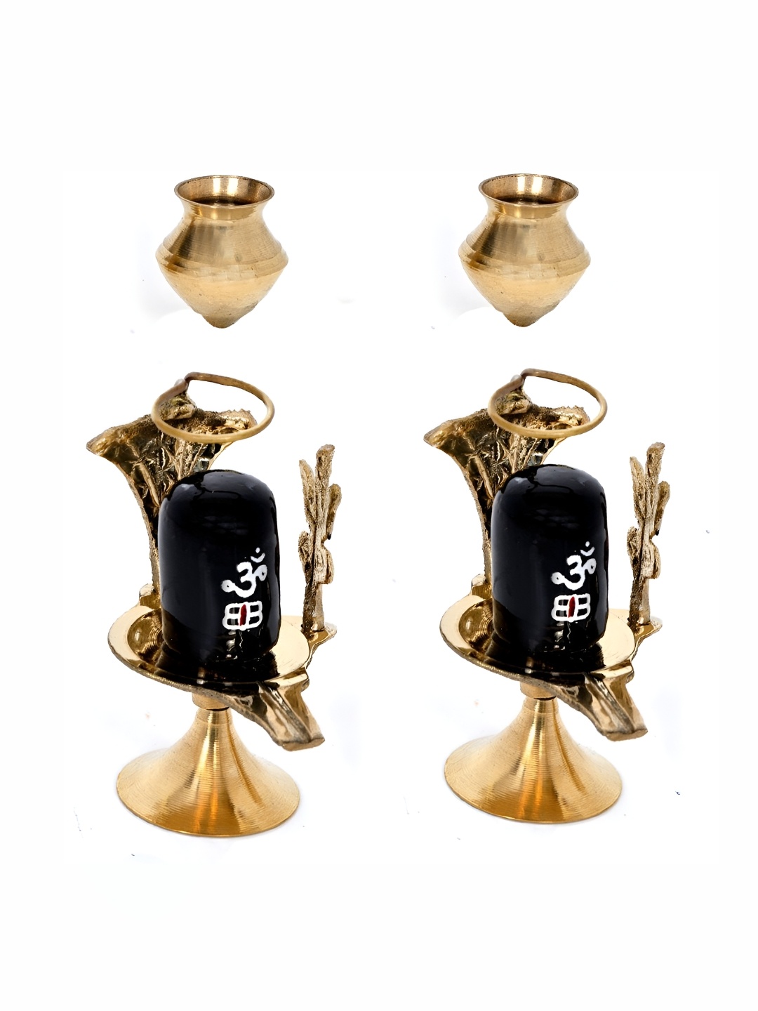 

Navyaksh Gold Toned Black Religious Idol Showpiece