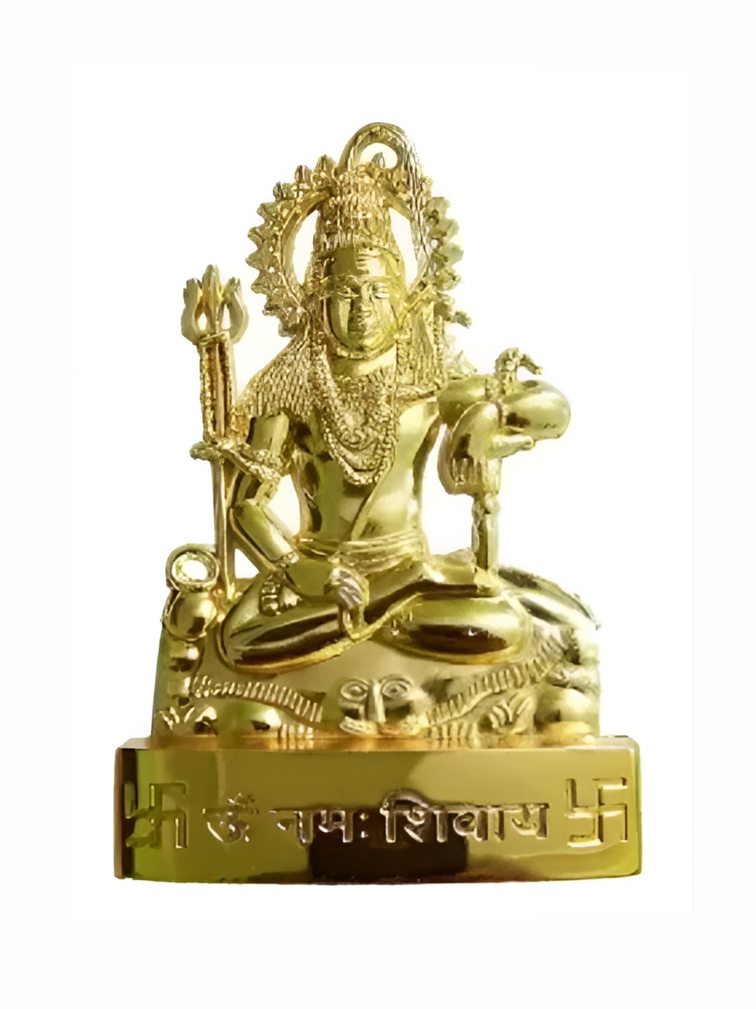 

Navyaksh Gold Toned Religious Metal Idol Small Showpiece